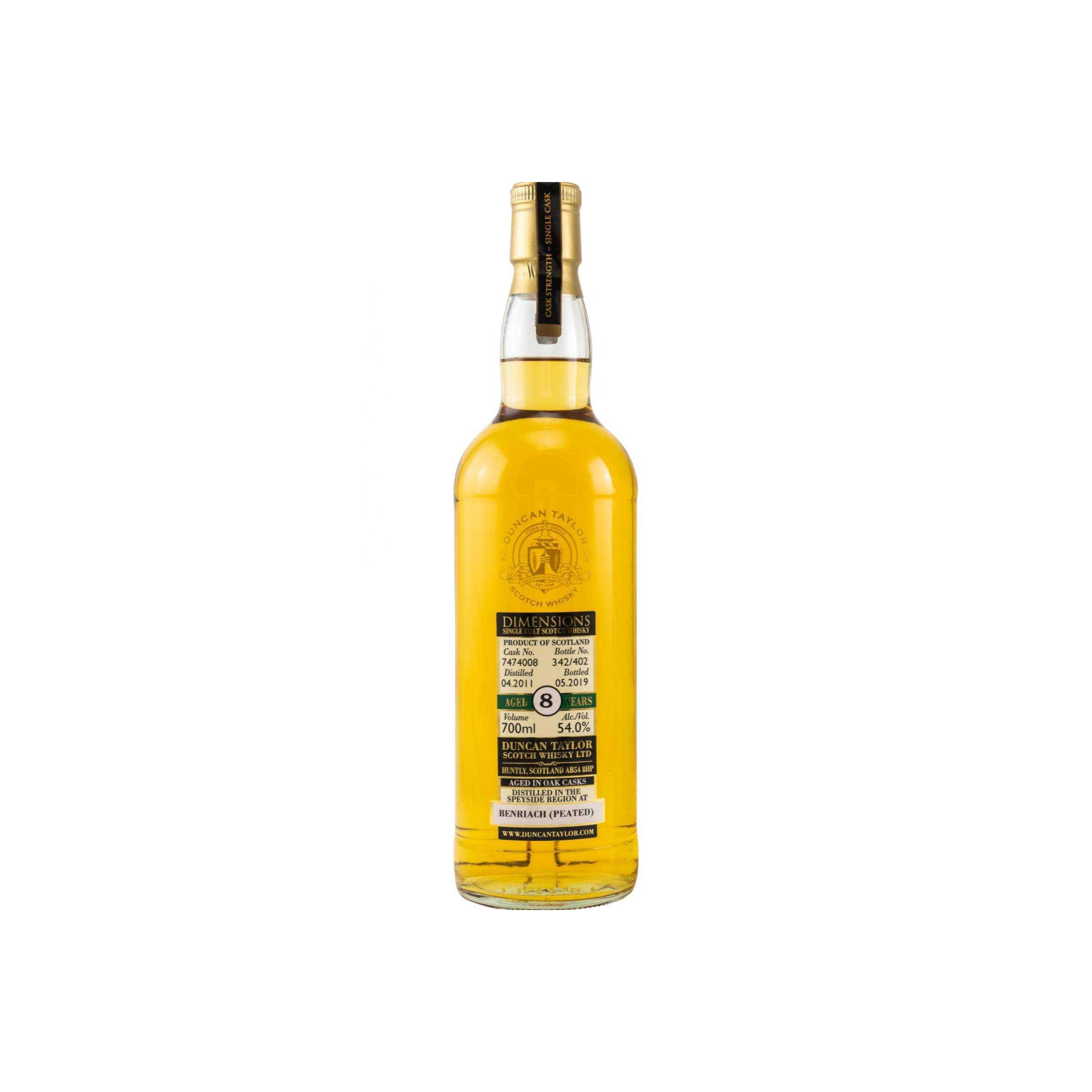 BenRiach Dimensions 2011 8 Years Single Malt Whisky