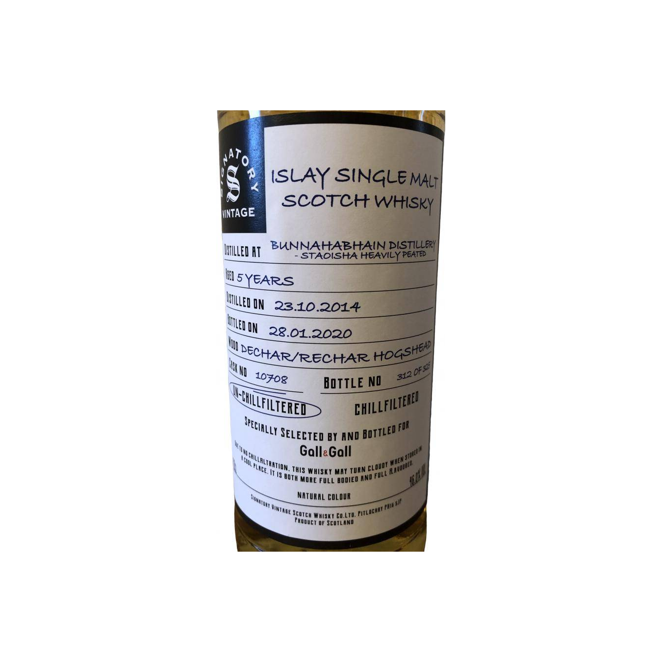 Bunnahabhain The Un-Chillfiltered Collection 2014 5 Years Single Malt Whisky 3