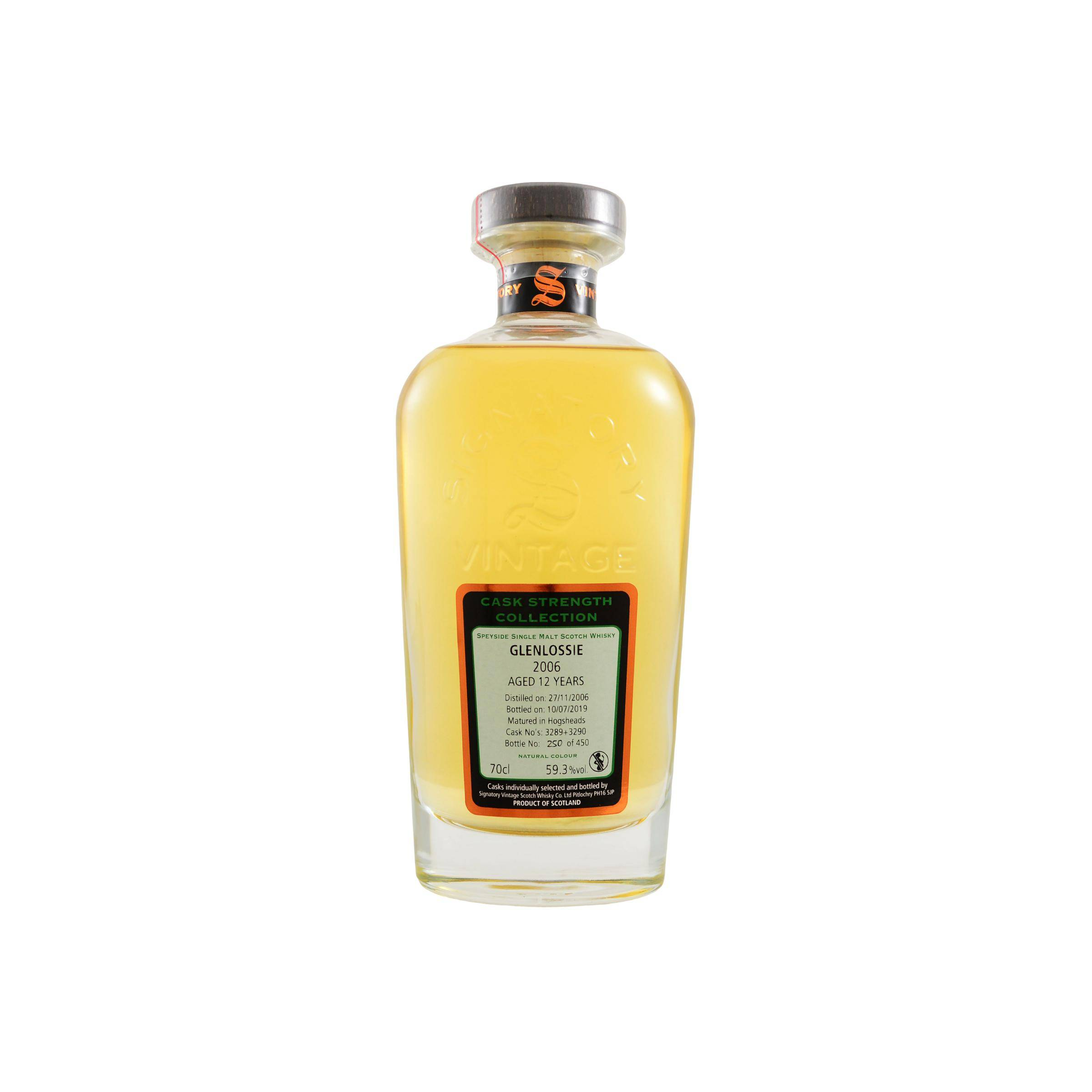 Glenlossie Cask Strength Collection 2006 12 Years Single Malt Whisky