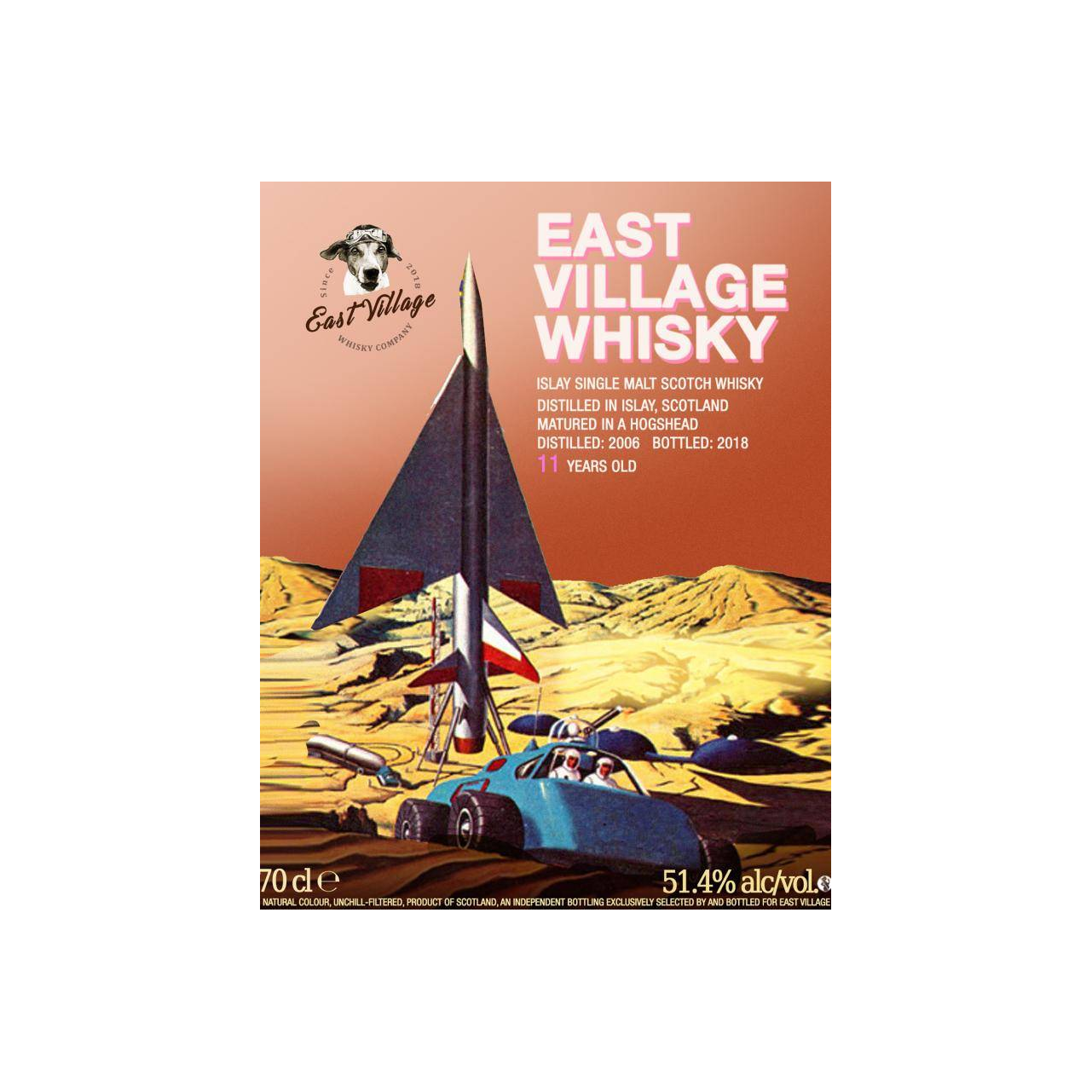East Village Whisky Company 2006 11 Years Single Malt Whisky 2