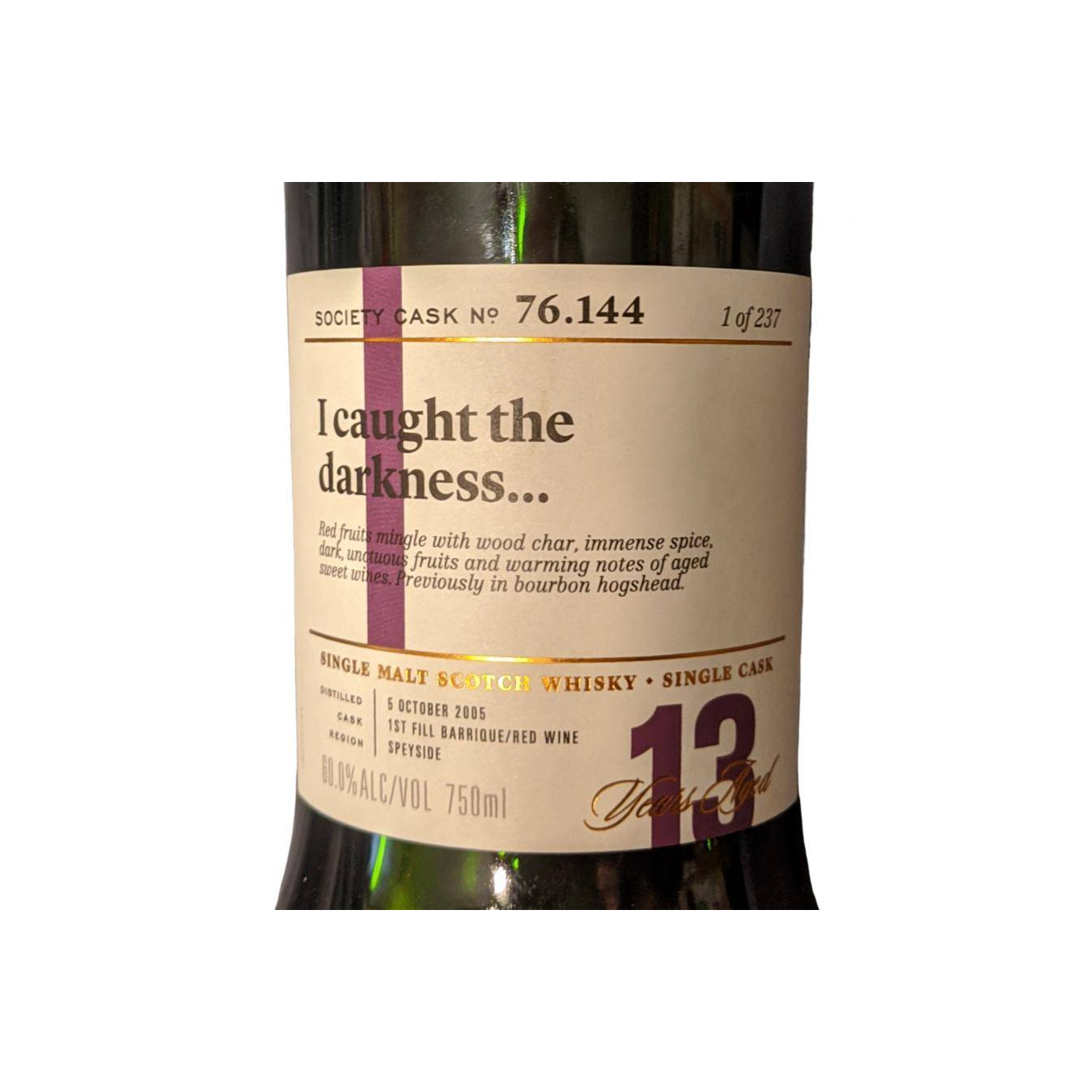 The Scotch Malt Whisky Society 2005 13 Years Single Malt Whisky 2