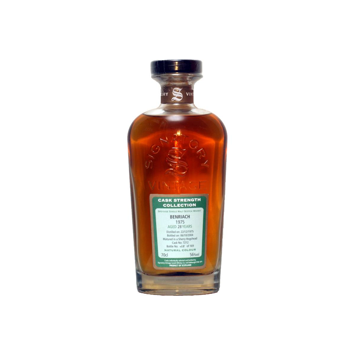 BenRiach Cask Strength Collection 1975 28 Years Single Malt Whisky