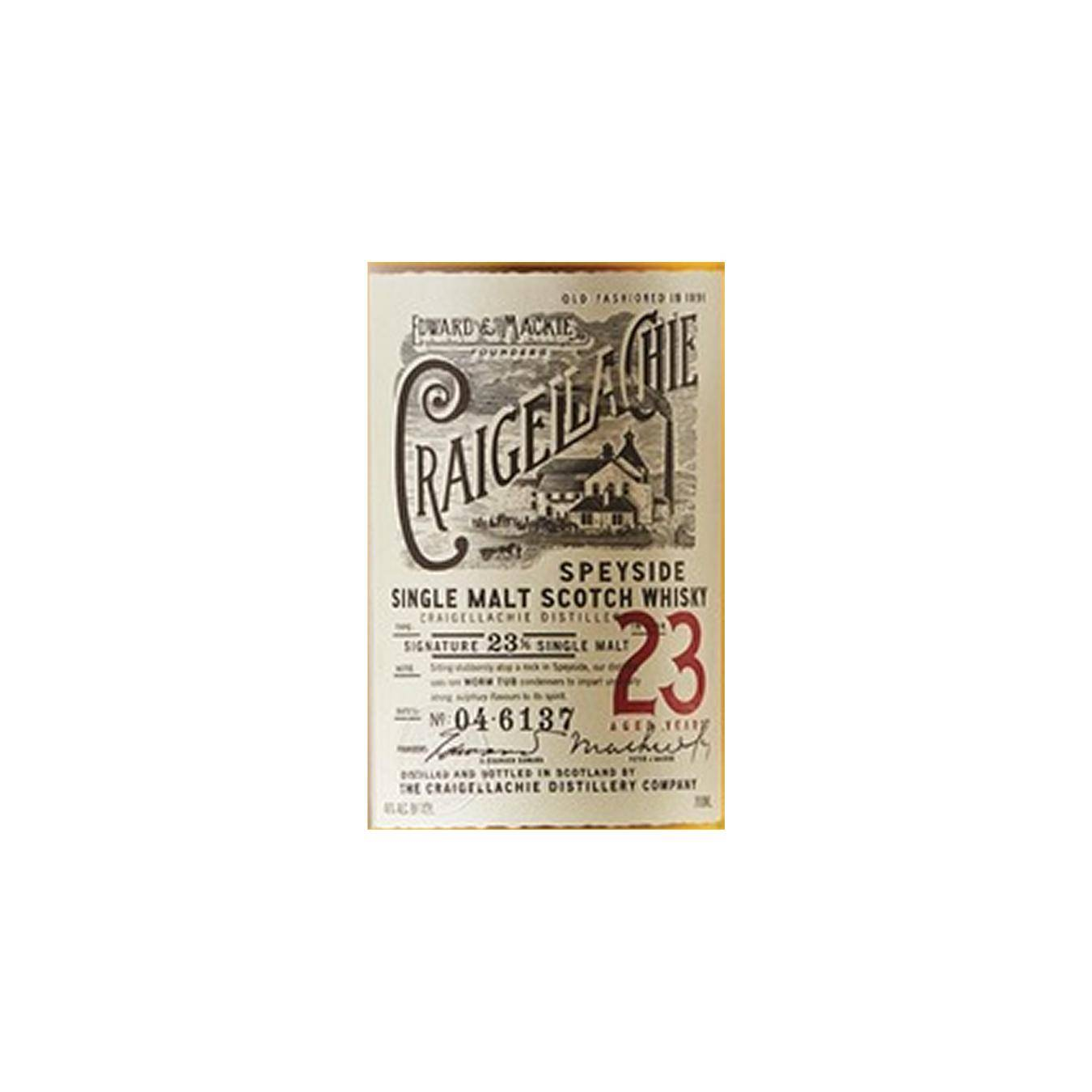 Craigellachie 23 Years Single Malt Whisky