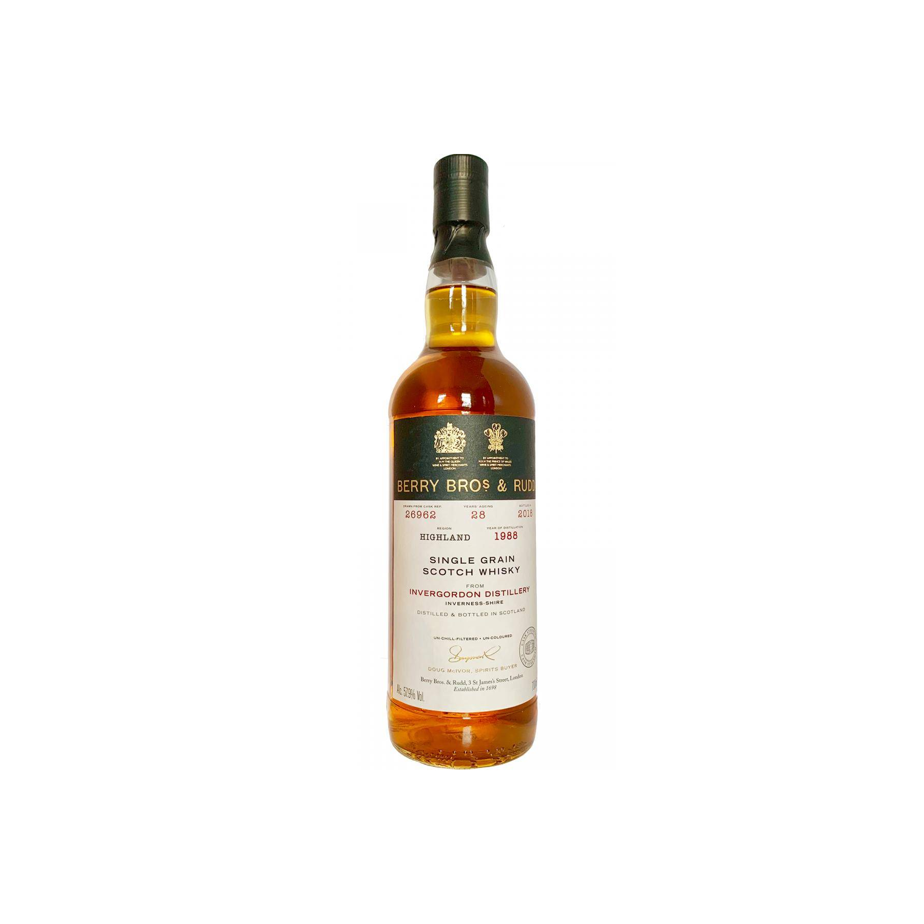Invergordon 1988 28 Years Single Grain Whisky