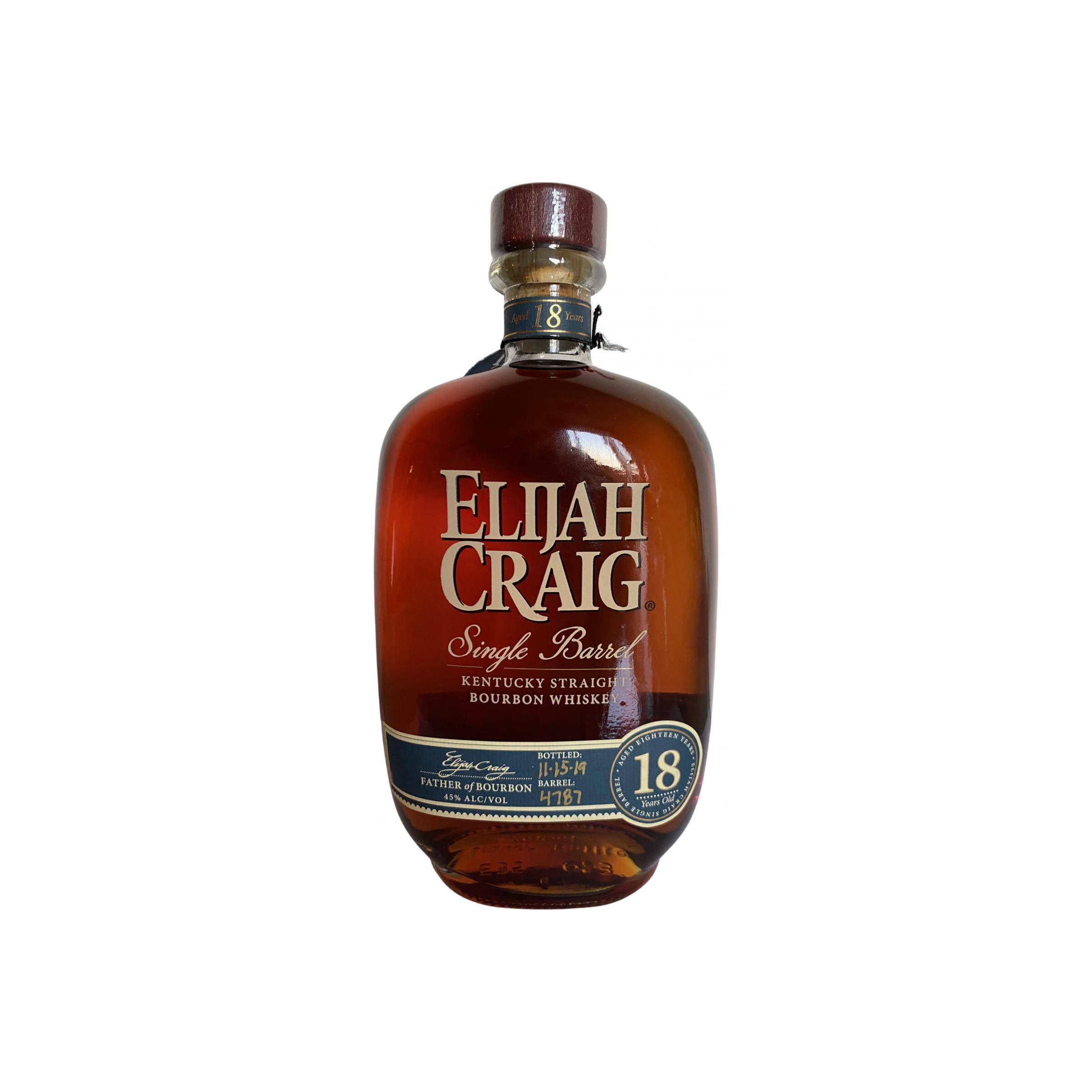 Elijah Craig Single Cask 18 Years Bourbon Whisky
