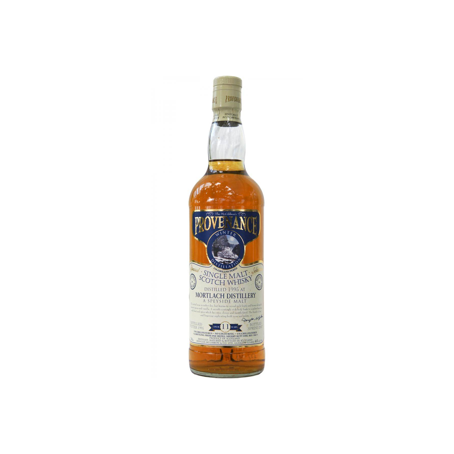 Mortlach McGibbon's Provenance 1995 11 Years Single Malt Whisky