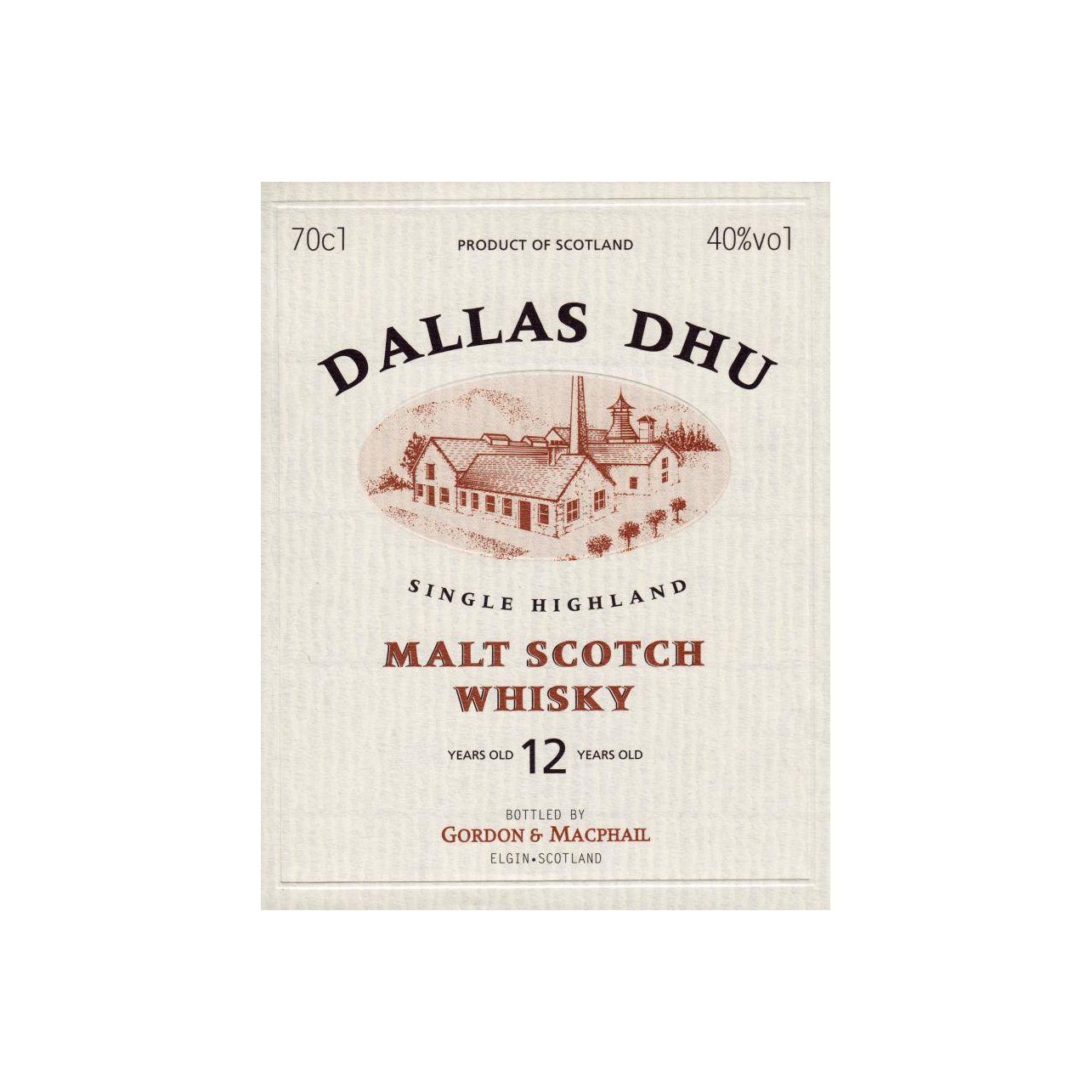 Dallas Dhu Licensed Bottling 12 Years Single Malt Whisky 3