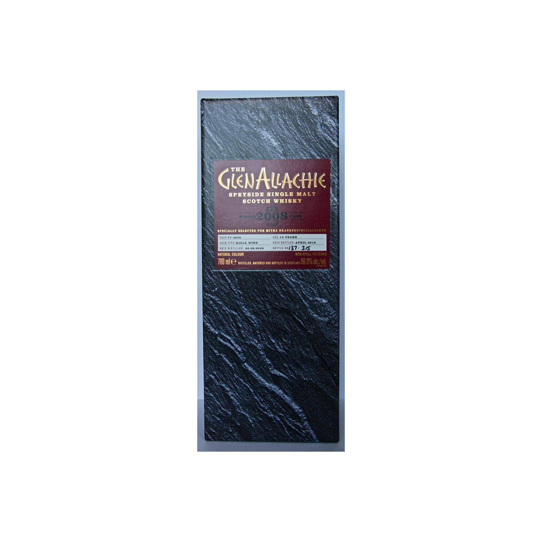 The GlenAllachie Single Cask 2008 10 Years Single Malt Whisky 2