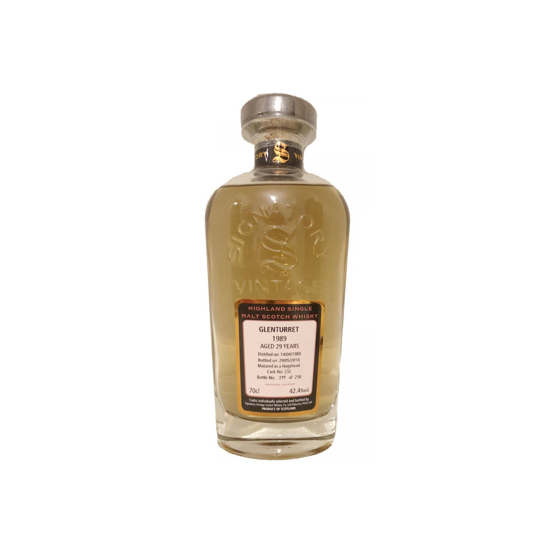 The Glenturret Cask Strength Collection 1989 29 Years Single Malt Whisky