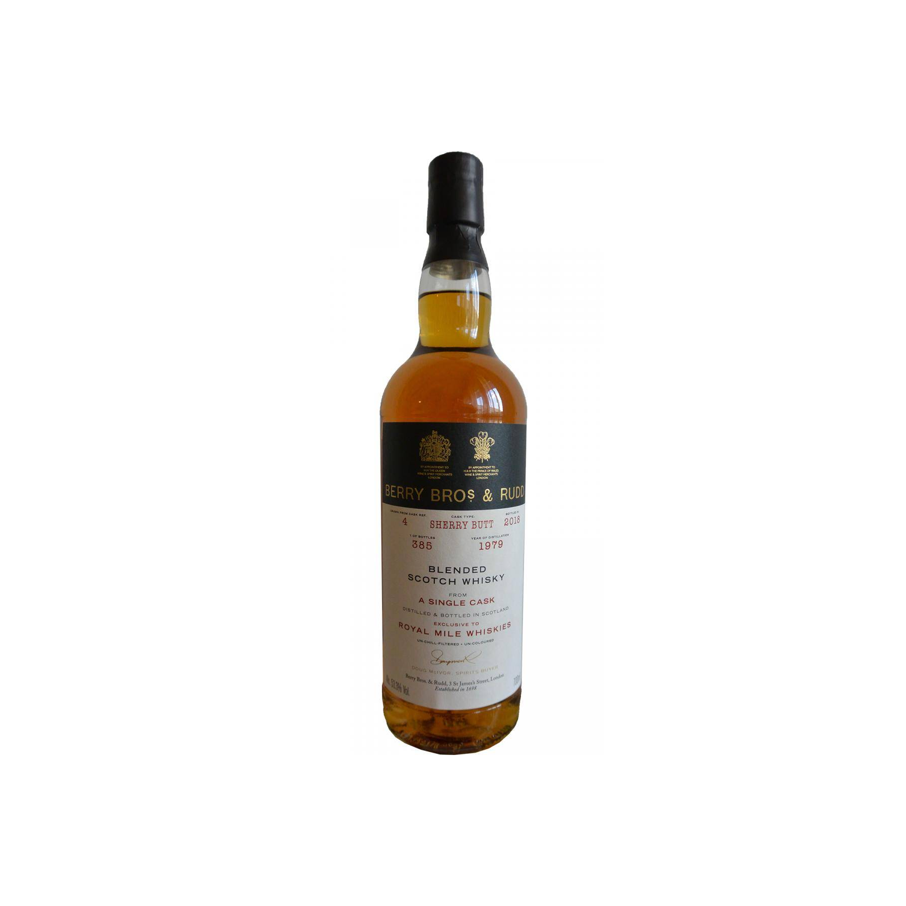 Berry Bros. & Rudd 1979 39 Years Blended Whisky