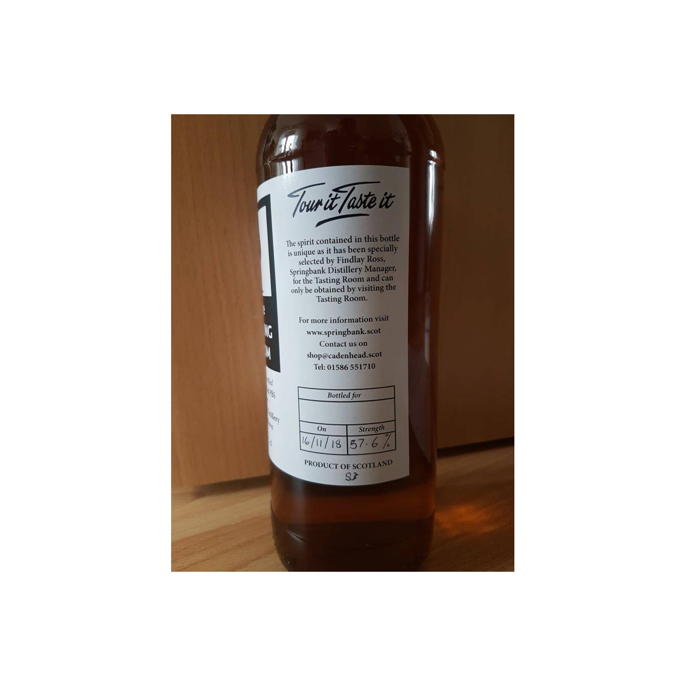 Springbank Single Malt Whisky 2