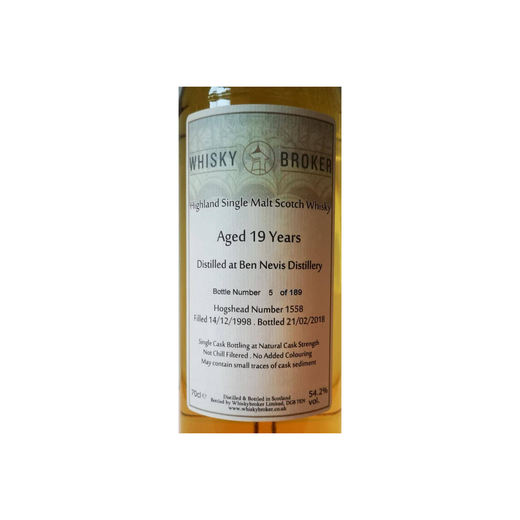 Ben Nevis 1998 19 Years Single Malt Whisky 2