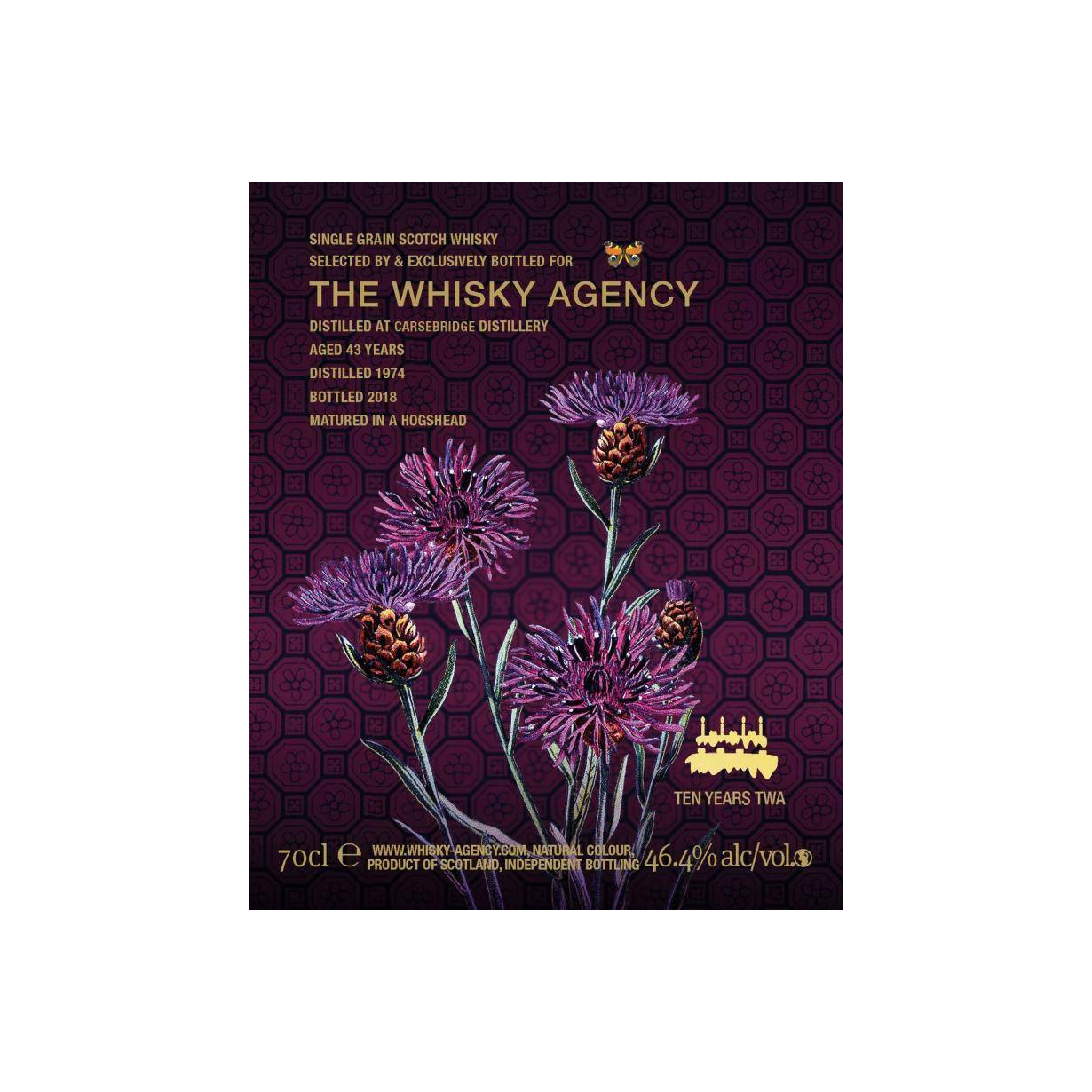 Carsebridge 1974 43 Years Single Grain Whisky 2