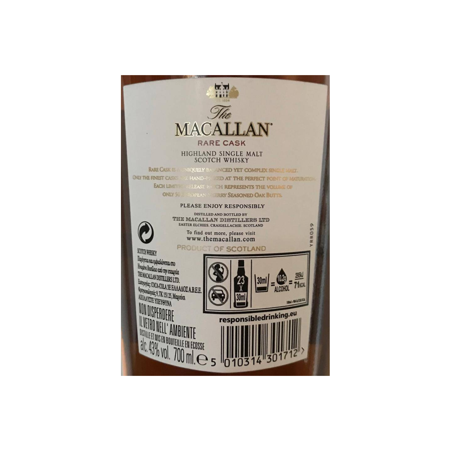 The Macallan Single Malt Whisky 2