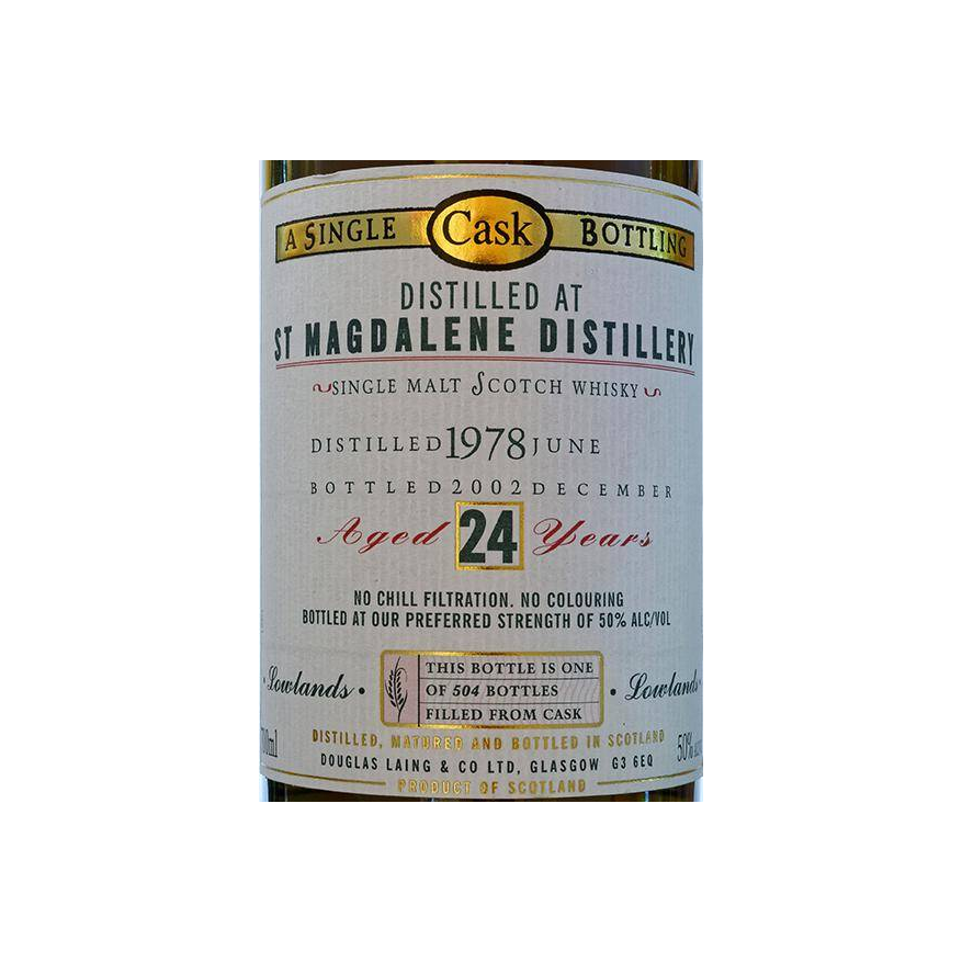 St. Magdalene Old Malt Cask 1978 24 Years Single Malt Whisky 2