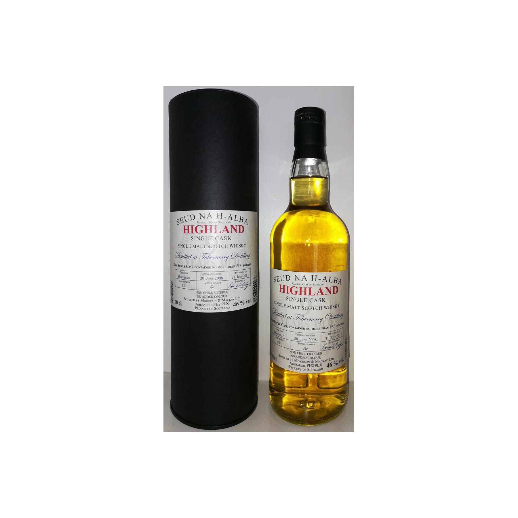 Tobermory 2008 9 Years Single Malt Whisky 2