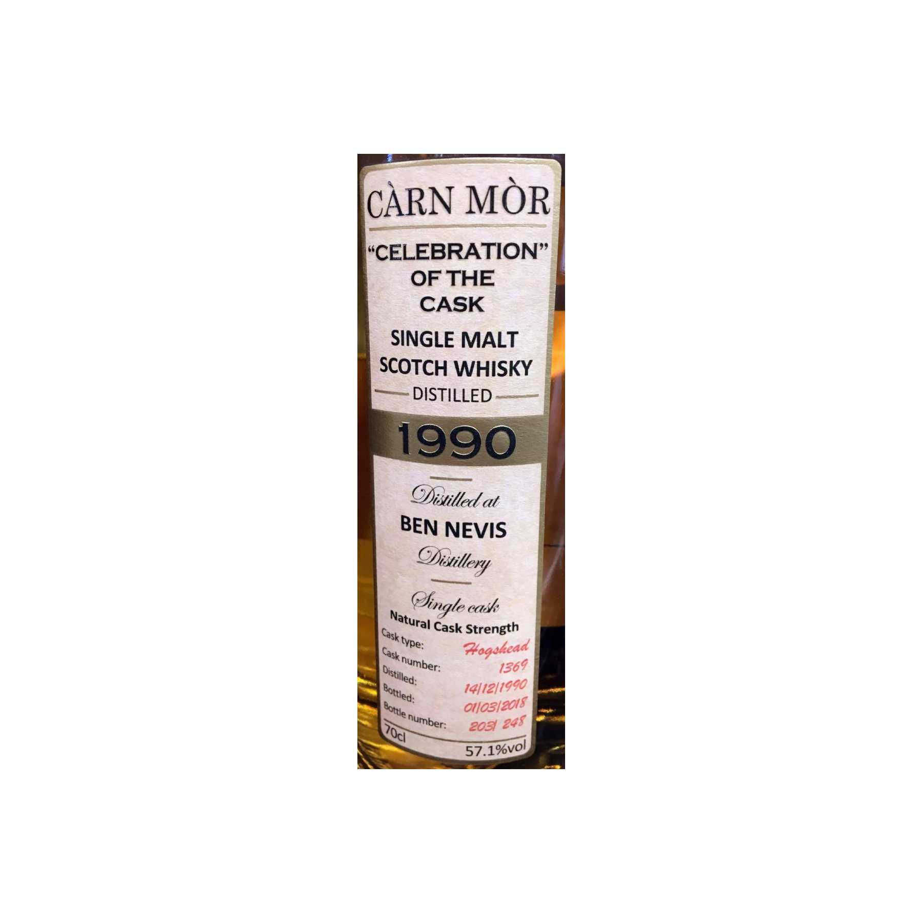 Ben Nevis 1990 27 Years Single Malt Whisky