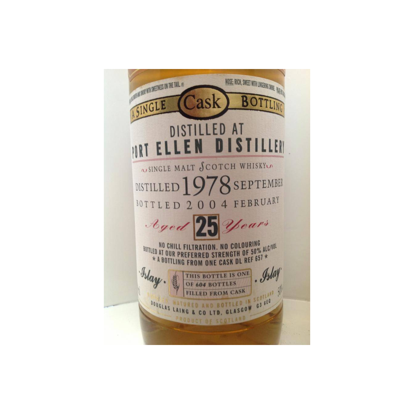 Port Ellen Old Malt Cask 1978 25 Years Single Malt Whisky 3