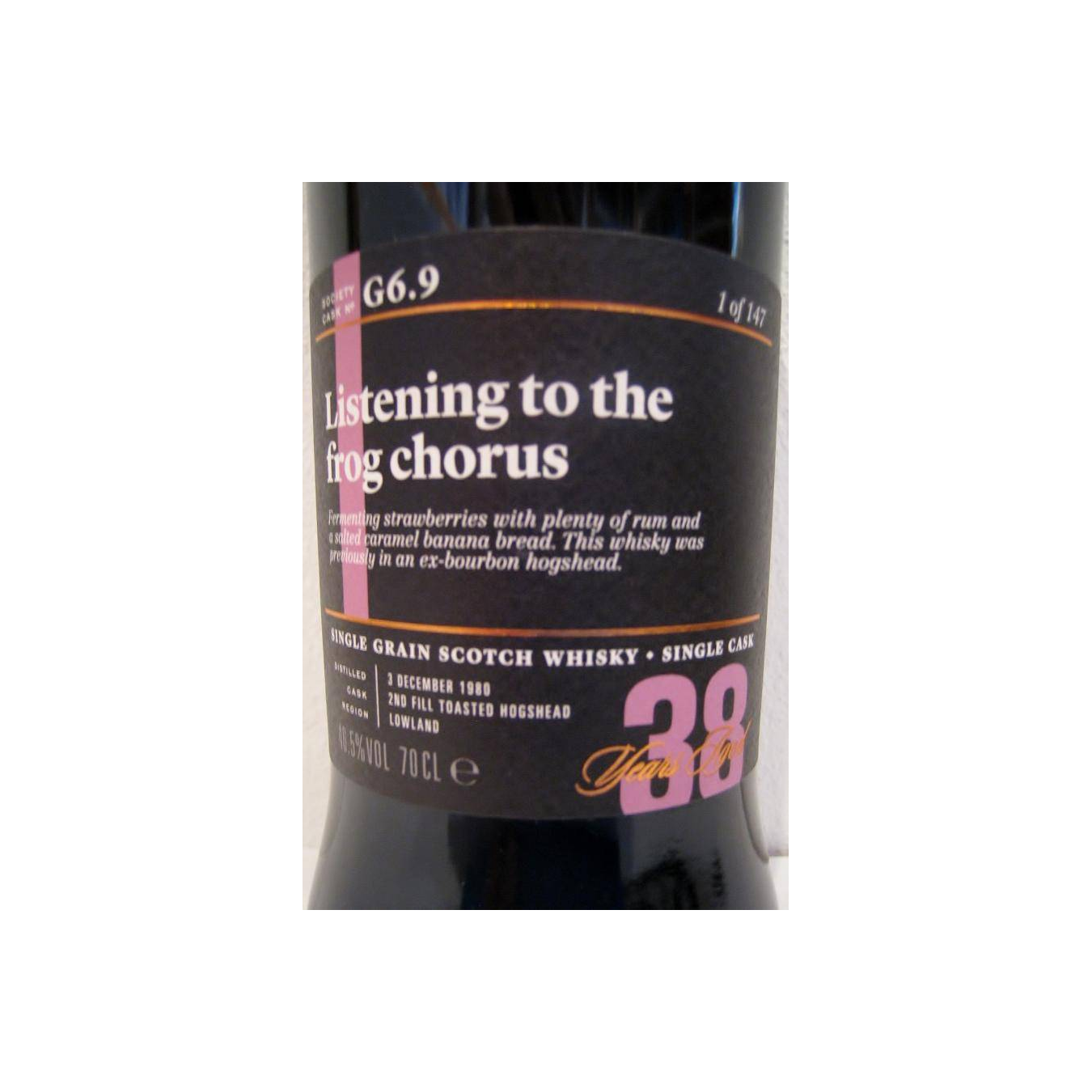 The Scotch Malt Whisky Society 1980 38 Years Single Grain Whisky 2