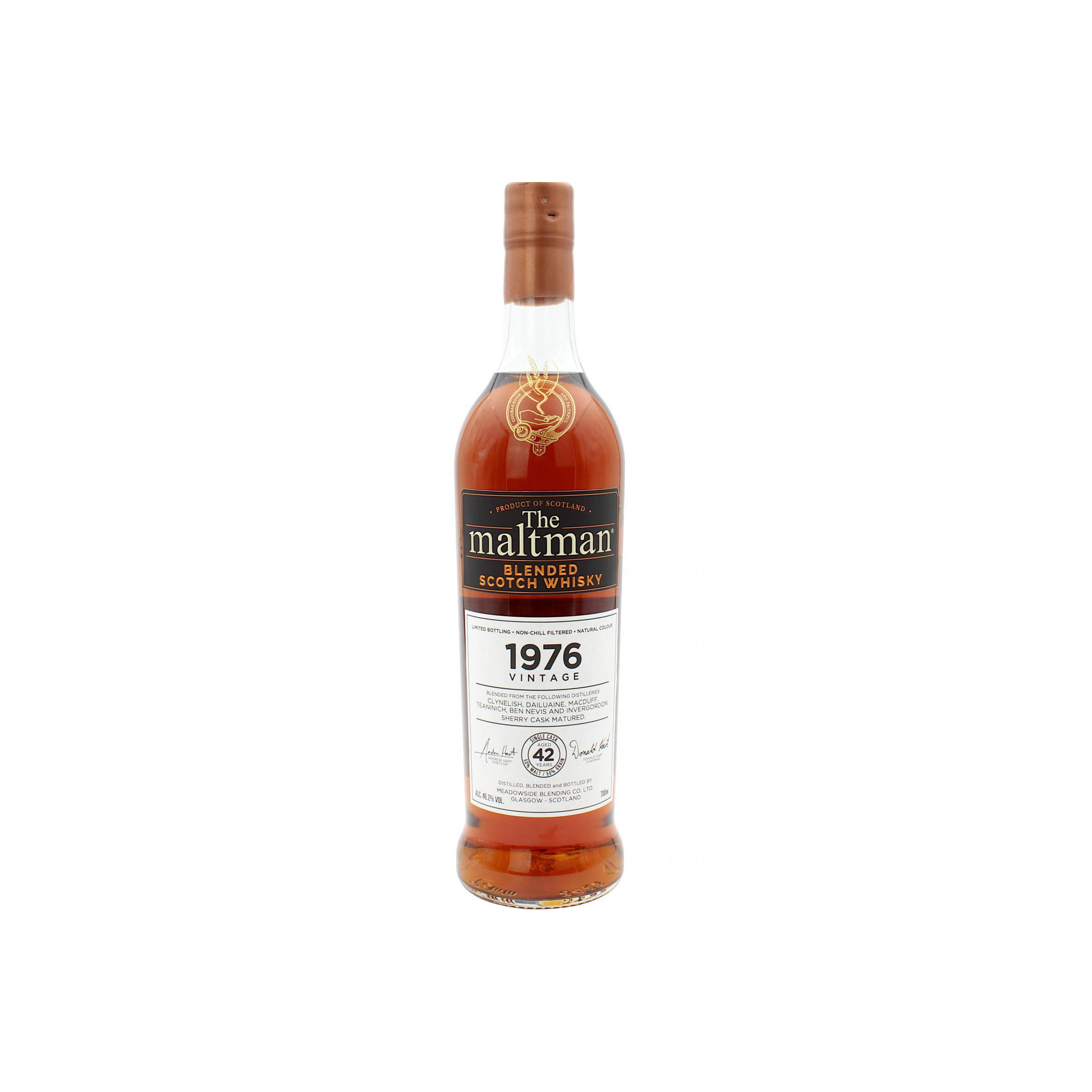 Meadowside Blending 1976 42 Years Blended Whisky