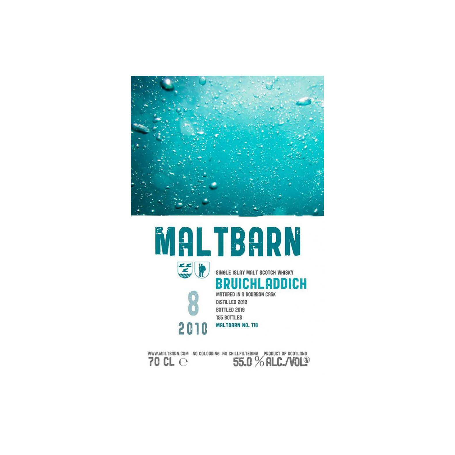 Bruichladdich 2010 8 Years Single Malt Whisky 2