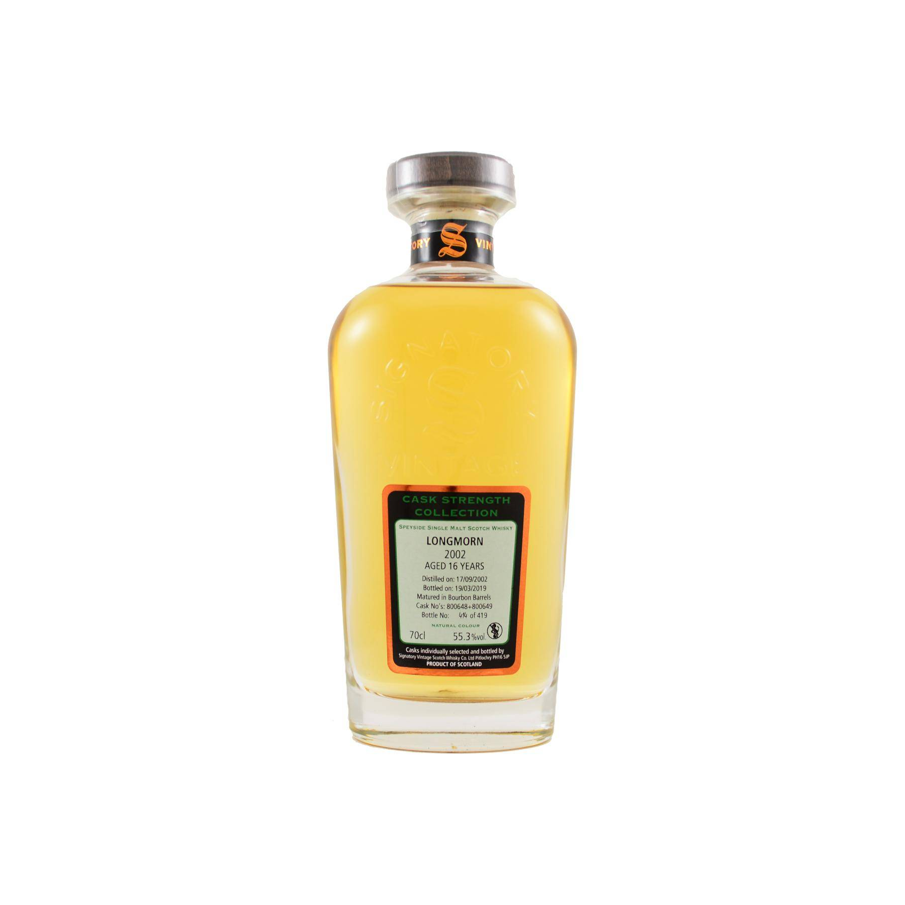 Longmorn Cask Strength Collection 2002 16 Years Single Malt Whisky
