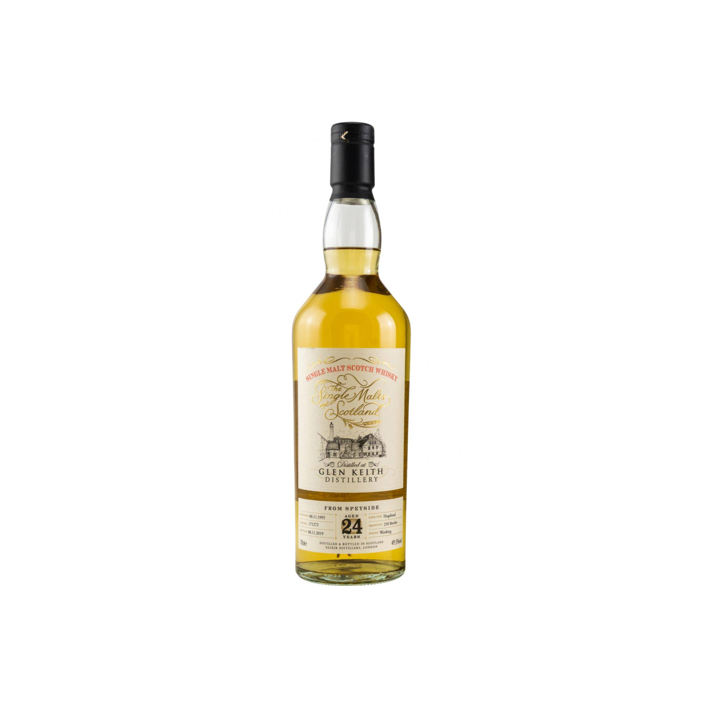 Glen Keith The Single Malts of Scotland 1995 24 Years Single Malt Whisky
