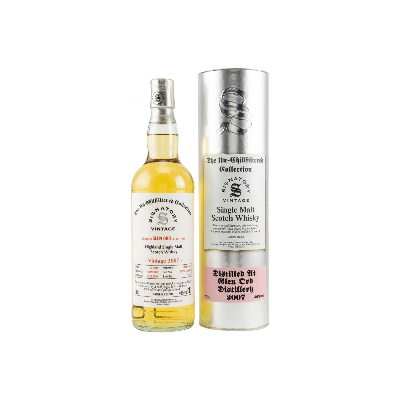 Glen Ord The Un-Chillfiltered Collection 2007 12 Years Single Malt Whisky 2