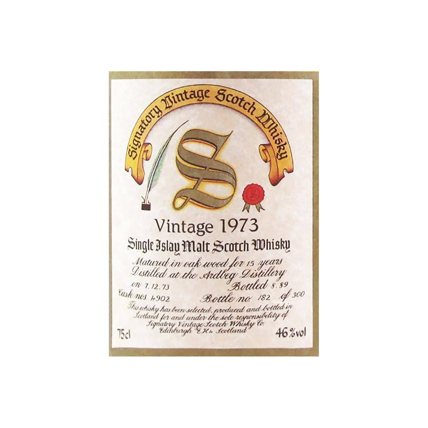 Ardbeg Vintage Collection - Dumpy 1973 15 Years Single Malt Whisky 2