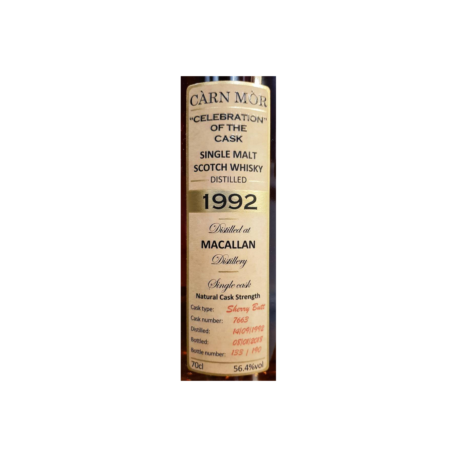 The Macallan 1992 25 Years Single Malt Whisky 3