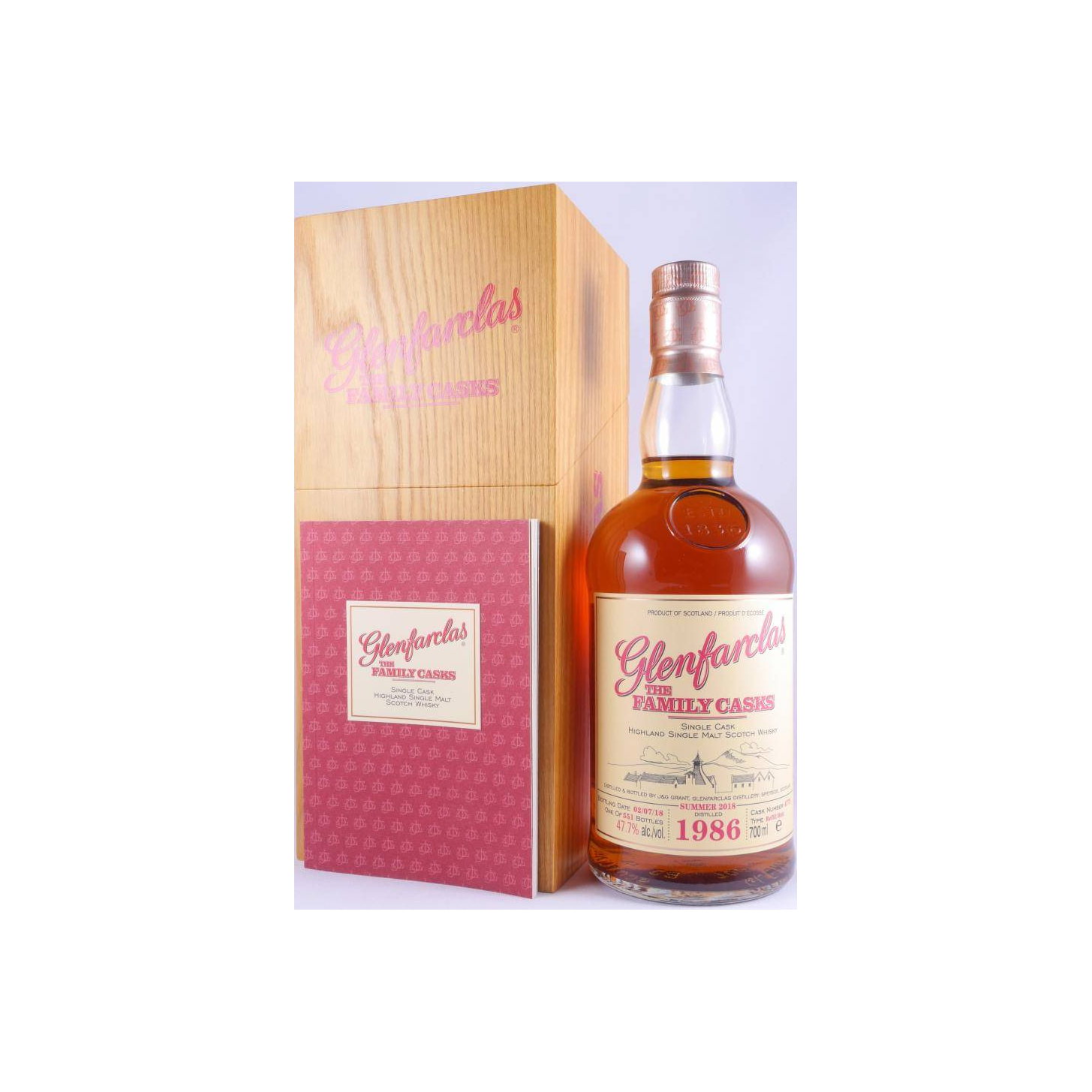 Glenfarclas 1986 32 Years Single Malt Whisky 3