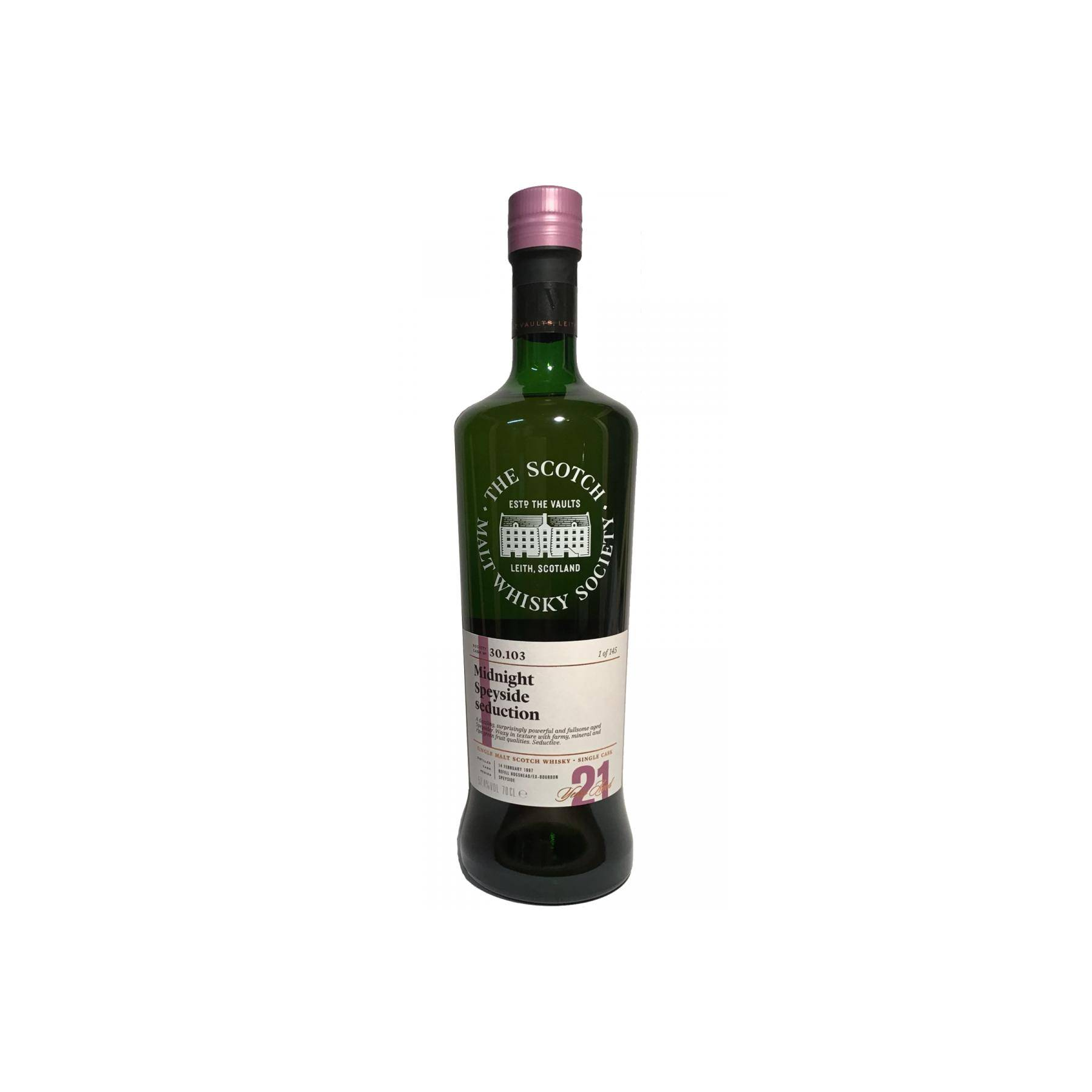 The Scotch Malt Whisky Society 1997 21 Years Single Malt Whisky