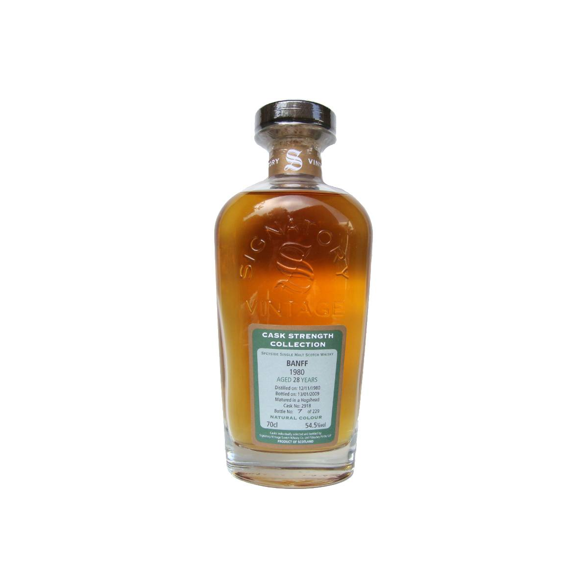 Banff Cask Strength Collection 1980 28 Years Single Malt Whisky