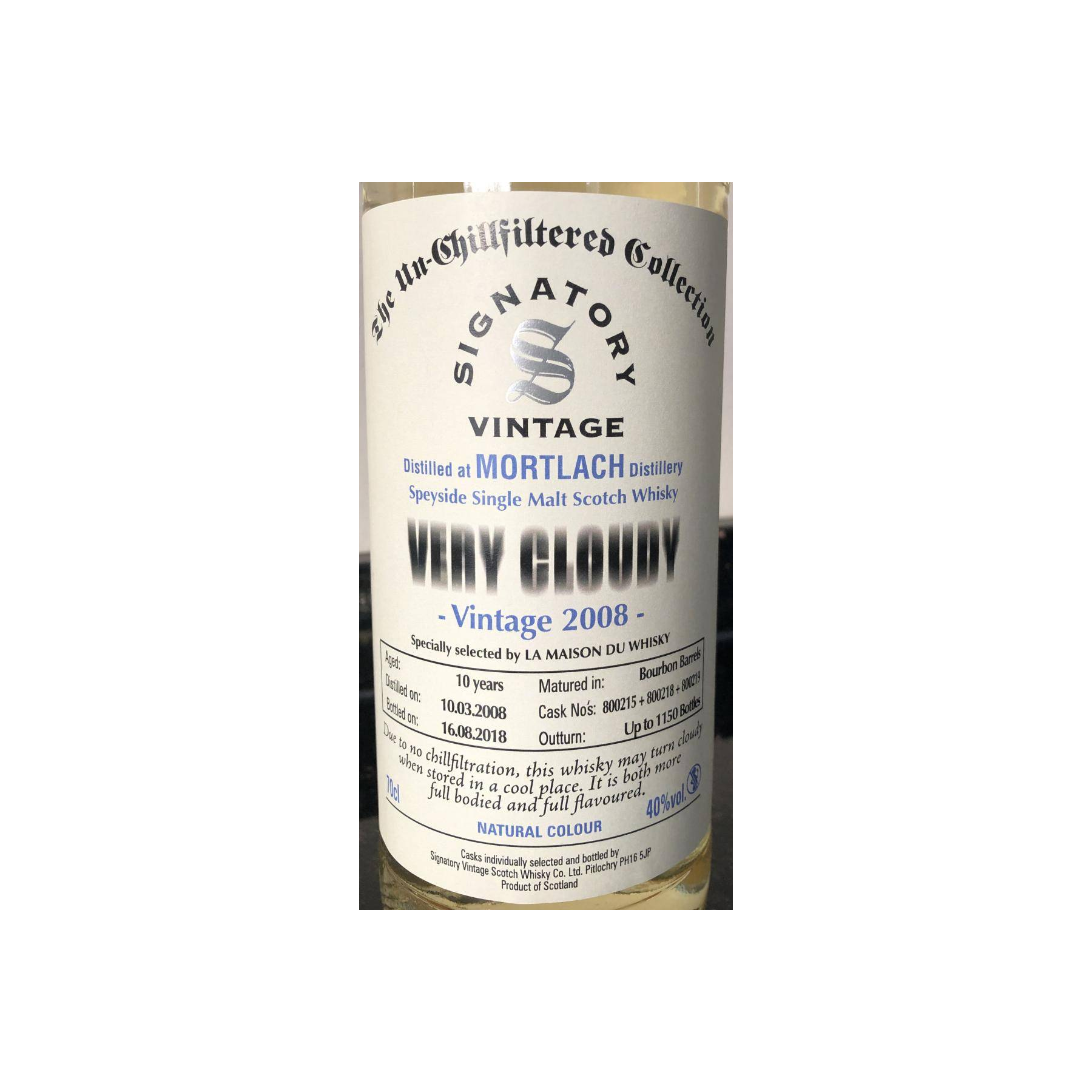 Mortlach 2008 10 Years Single Malt Whisky 2
