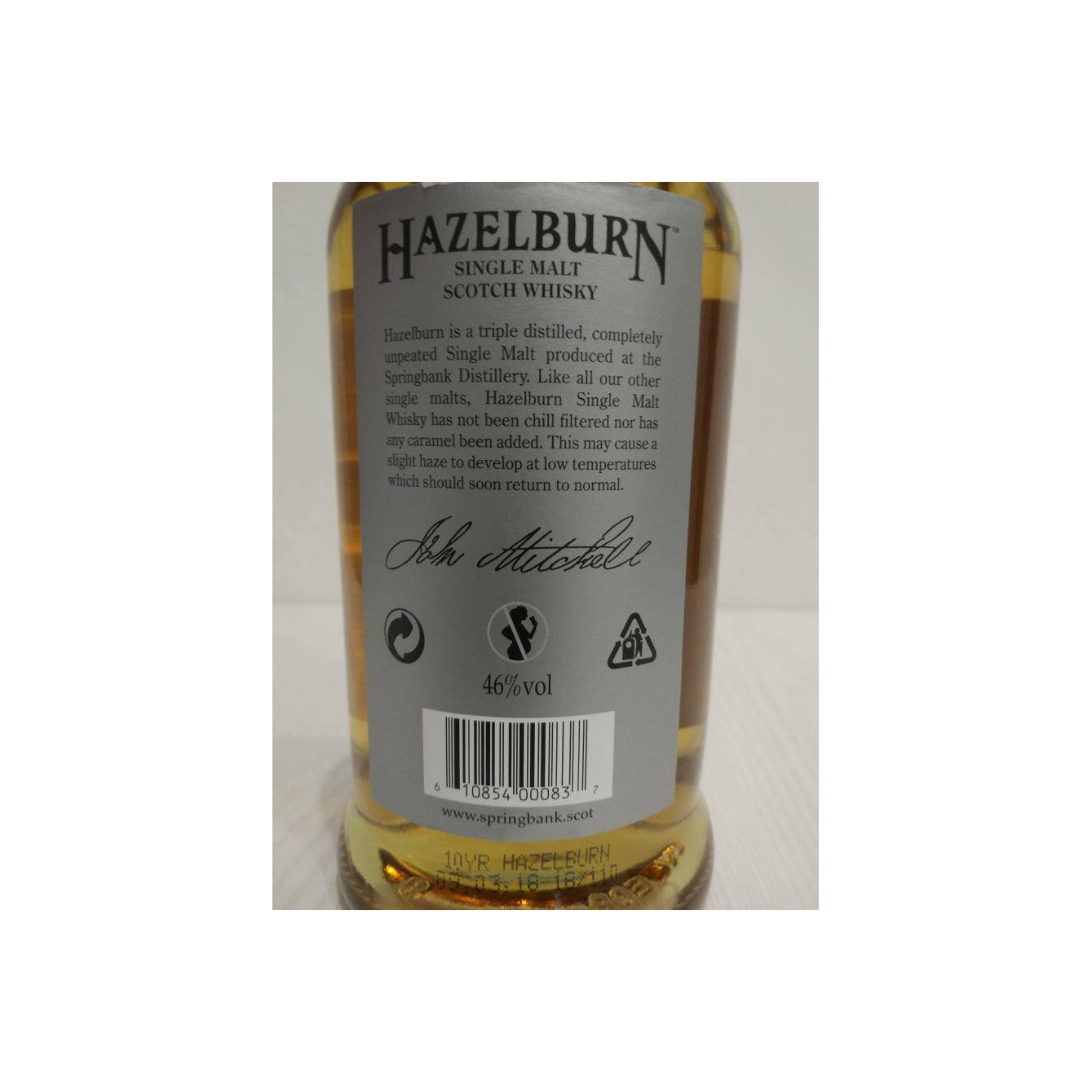Hazelburn 10 Years Single Malt Whisky 3