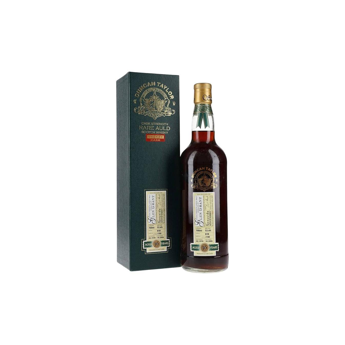 Glen Grant Rare Auld 1970 36 Years Single Malt Whisky 3