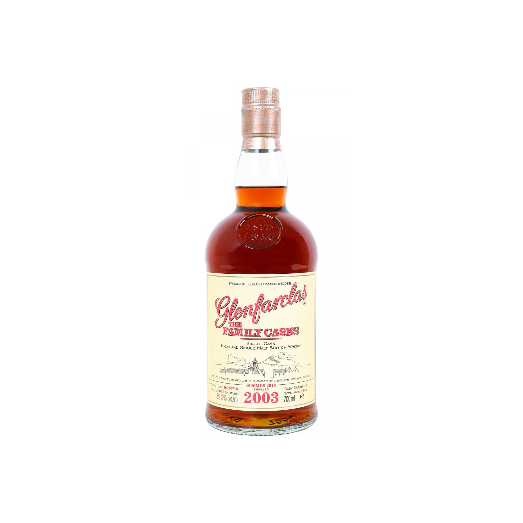 Glenfarclas 2003 15 Years Single Malt Whisky