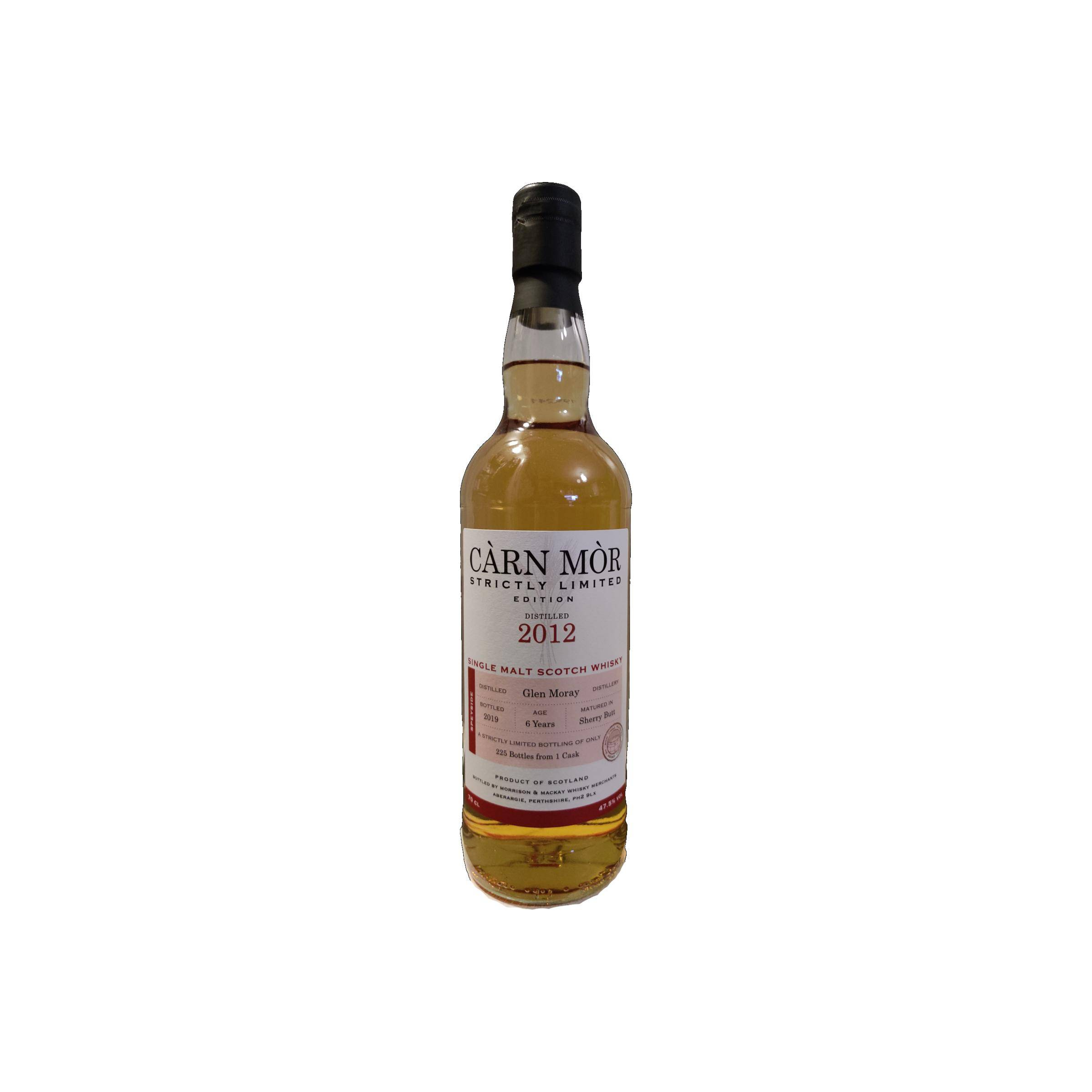 Glen Moray 2012 6 Years Single Malt Whisky