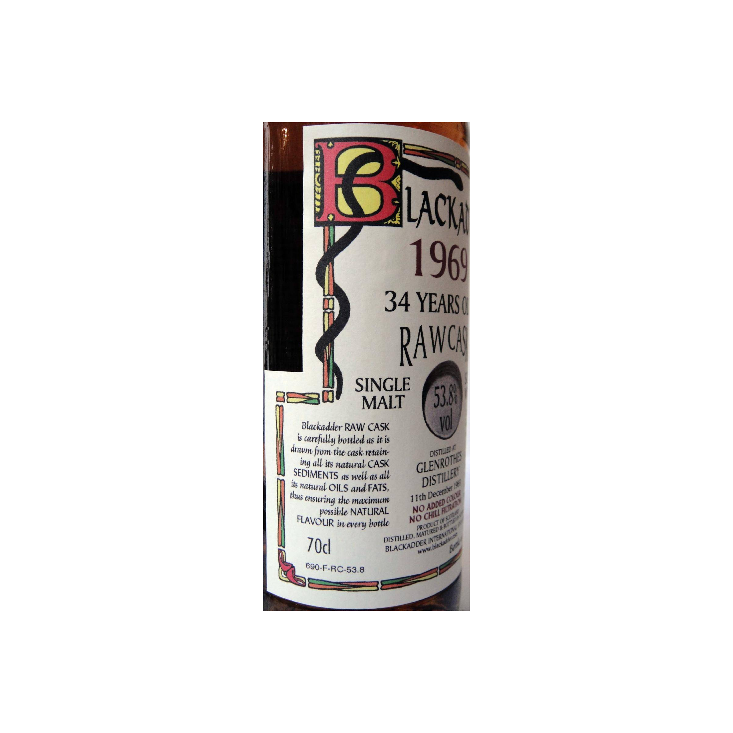 The Glenrothes Raw Cask 1969 34 Years Single Malt Whisky 3