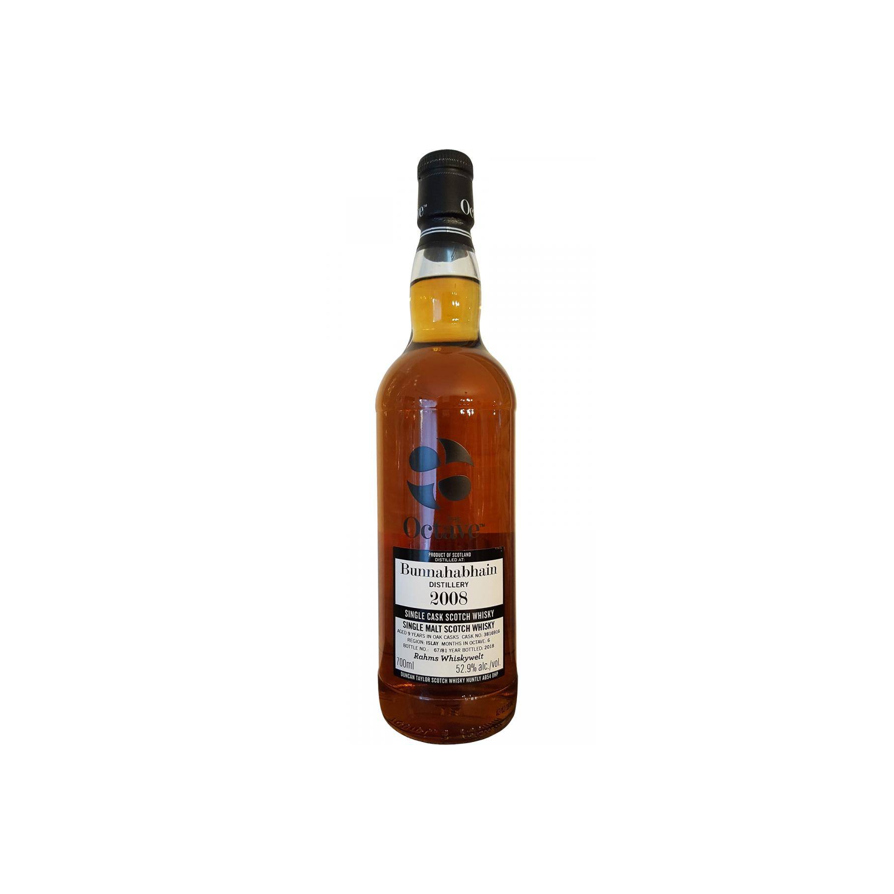 Bunnahabhain The Octave 2008 9 Years Single Malt Whisky