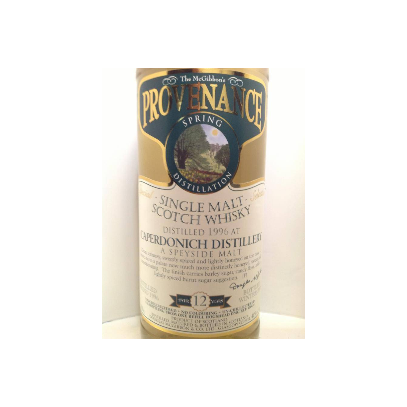 Caperdonich McGibbon's Provenance 1996 12 Years Single Malt Whisky 2