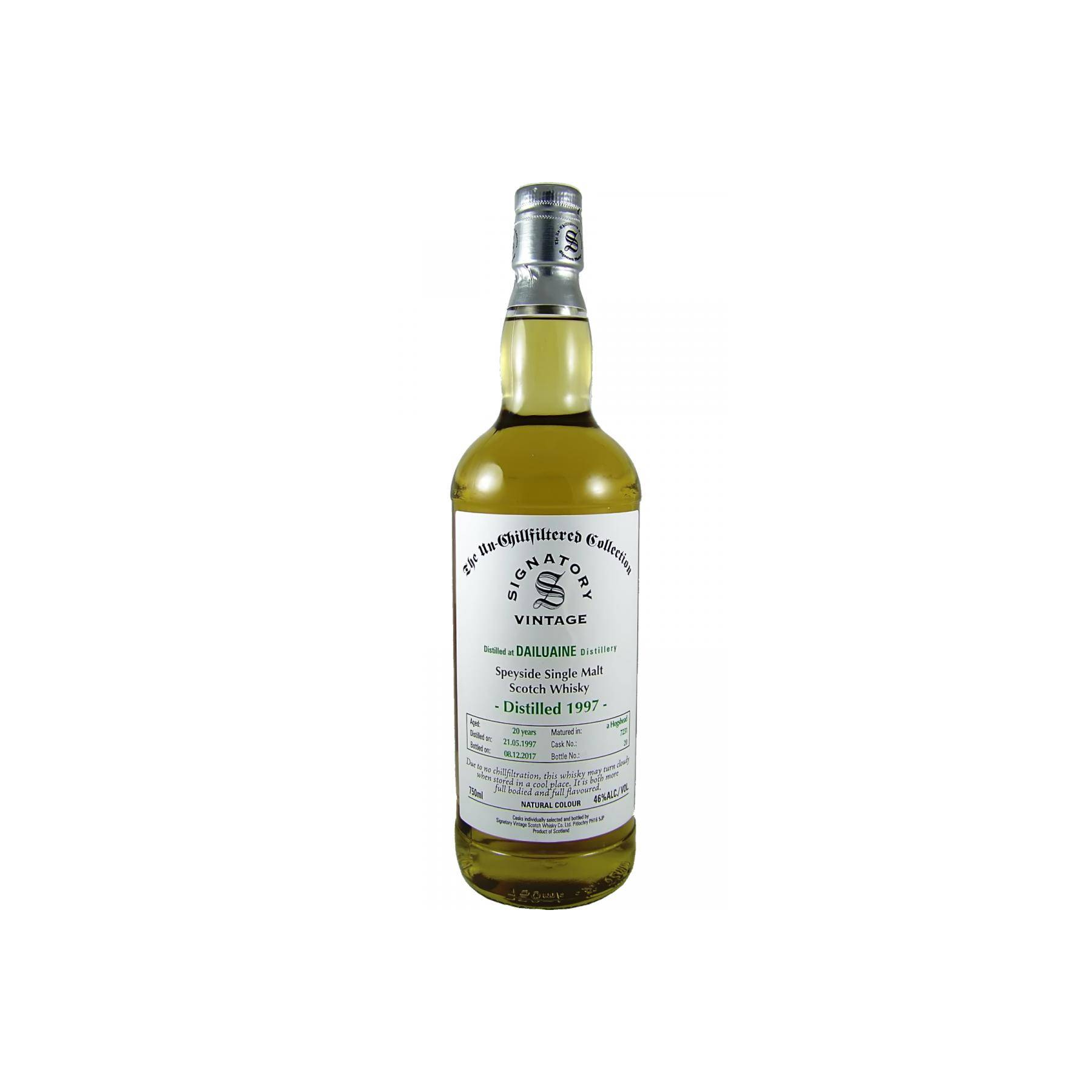 Dailuaine The Un-Chillfiltered Collection 1997 20 Years Single Malt Whisky