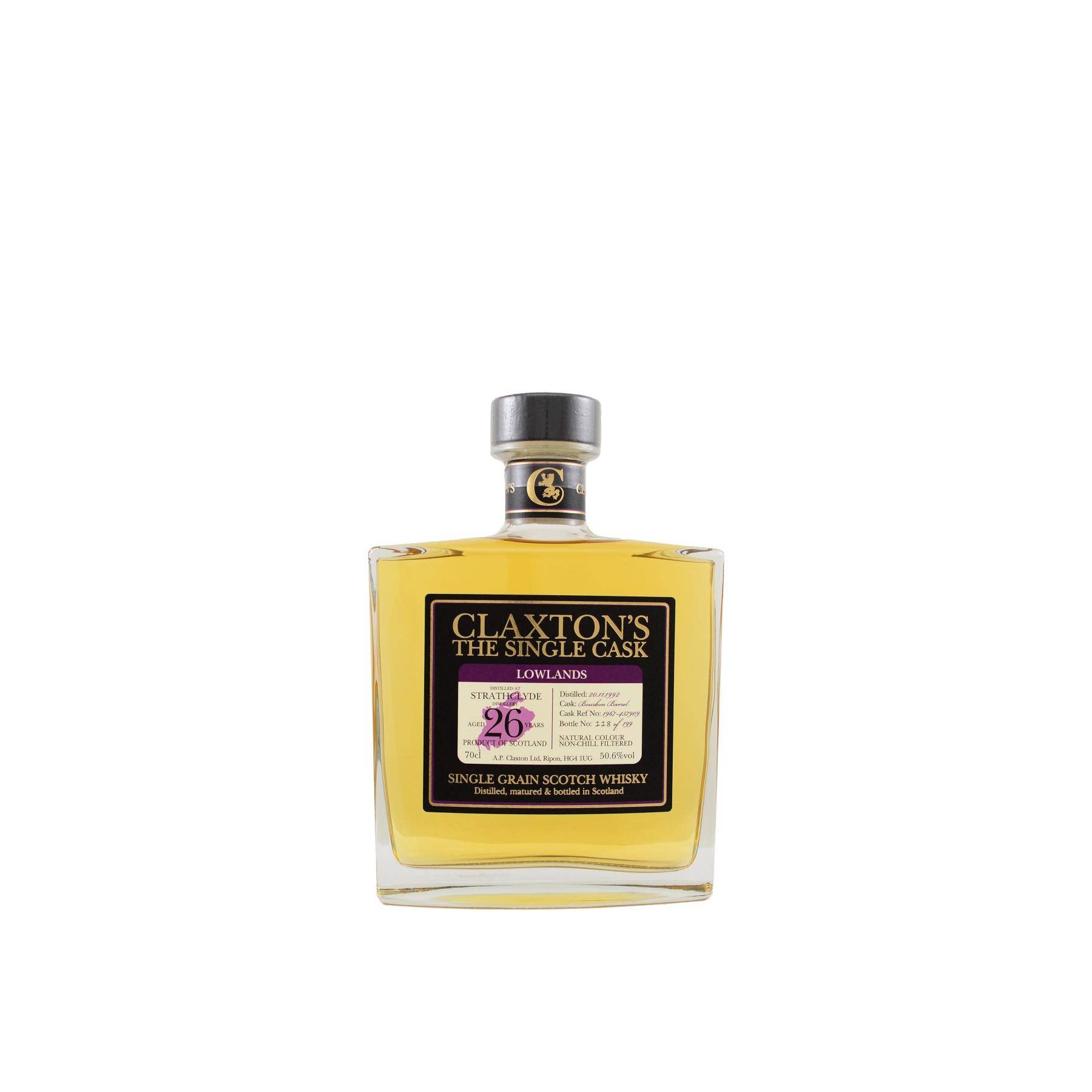 Strathclyde 1992 26 Years Single Grain Whisky