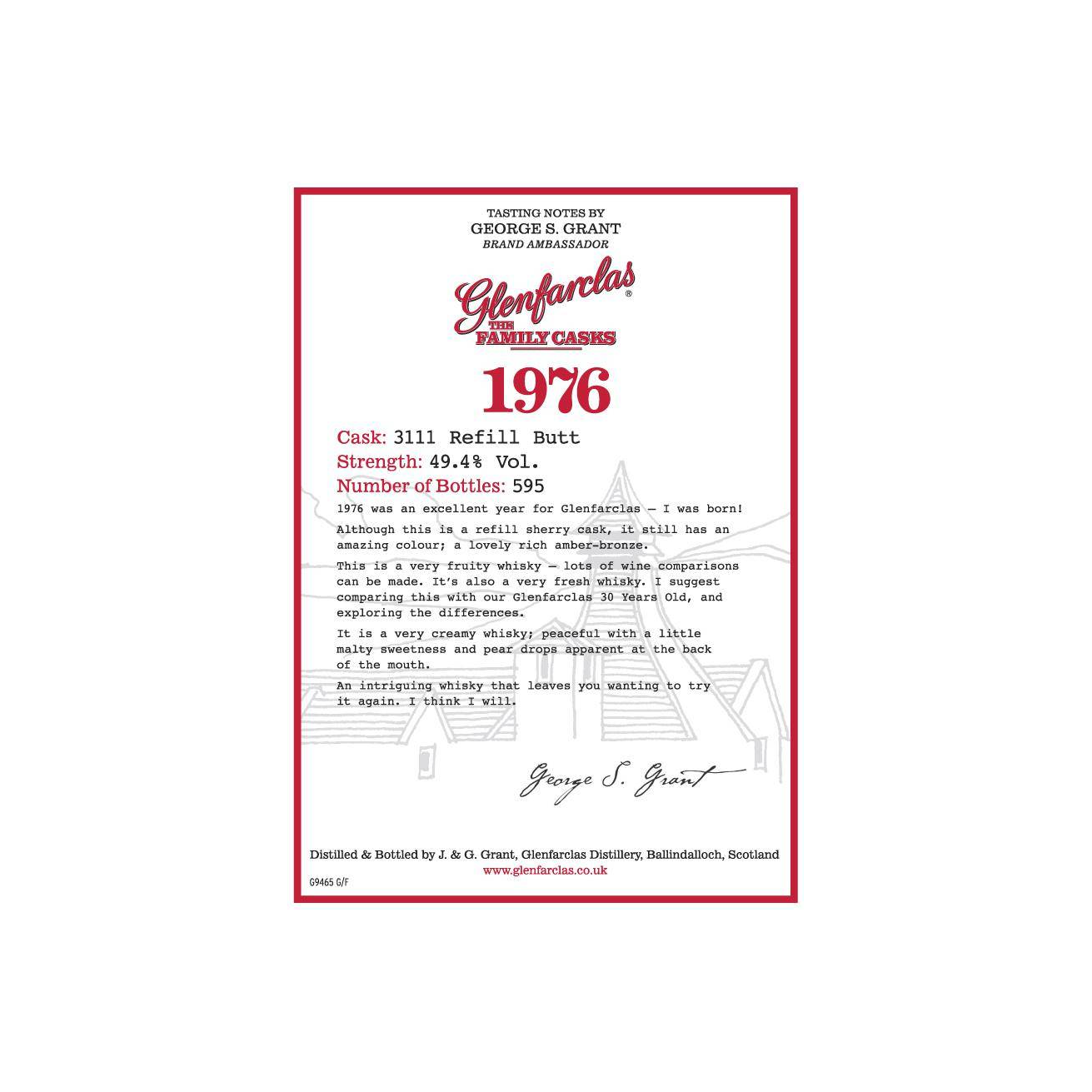 Glenfarclas 1976 30 Years Single Malt Whisky 3