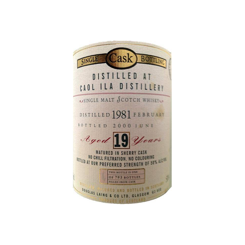 Caol Ila Old Malt Cask 1981 19 Years Single Malt Whisky 2