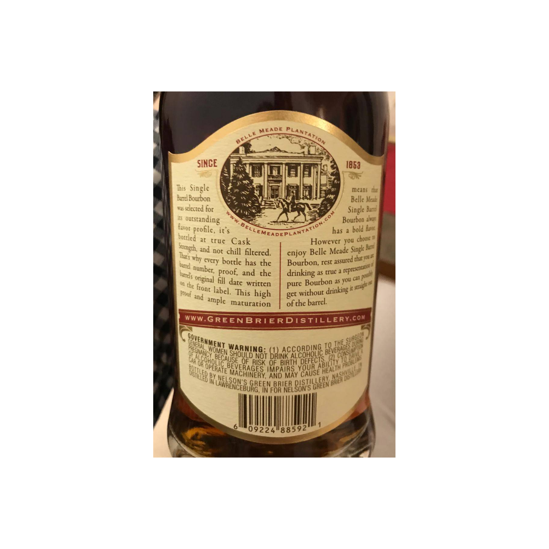 Belle Meade Bourbon 2006 2