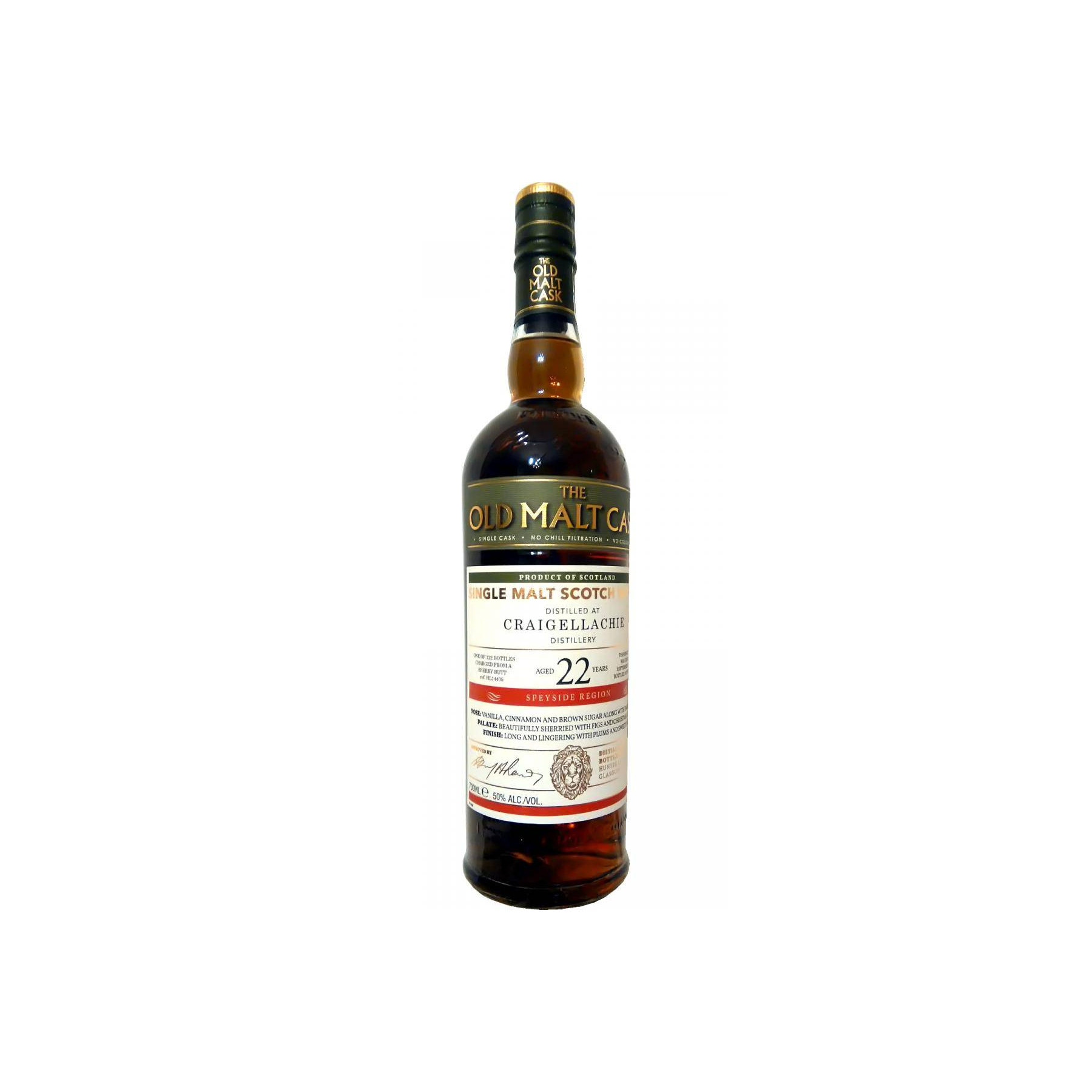 Craigellachie Old Malt Cask 1995 22 Years Single Malt Whisky
