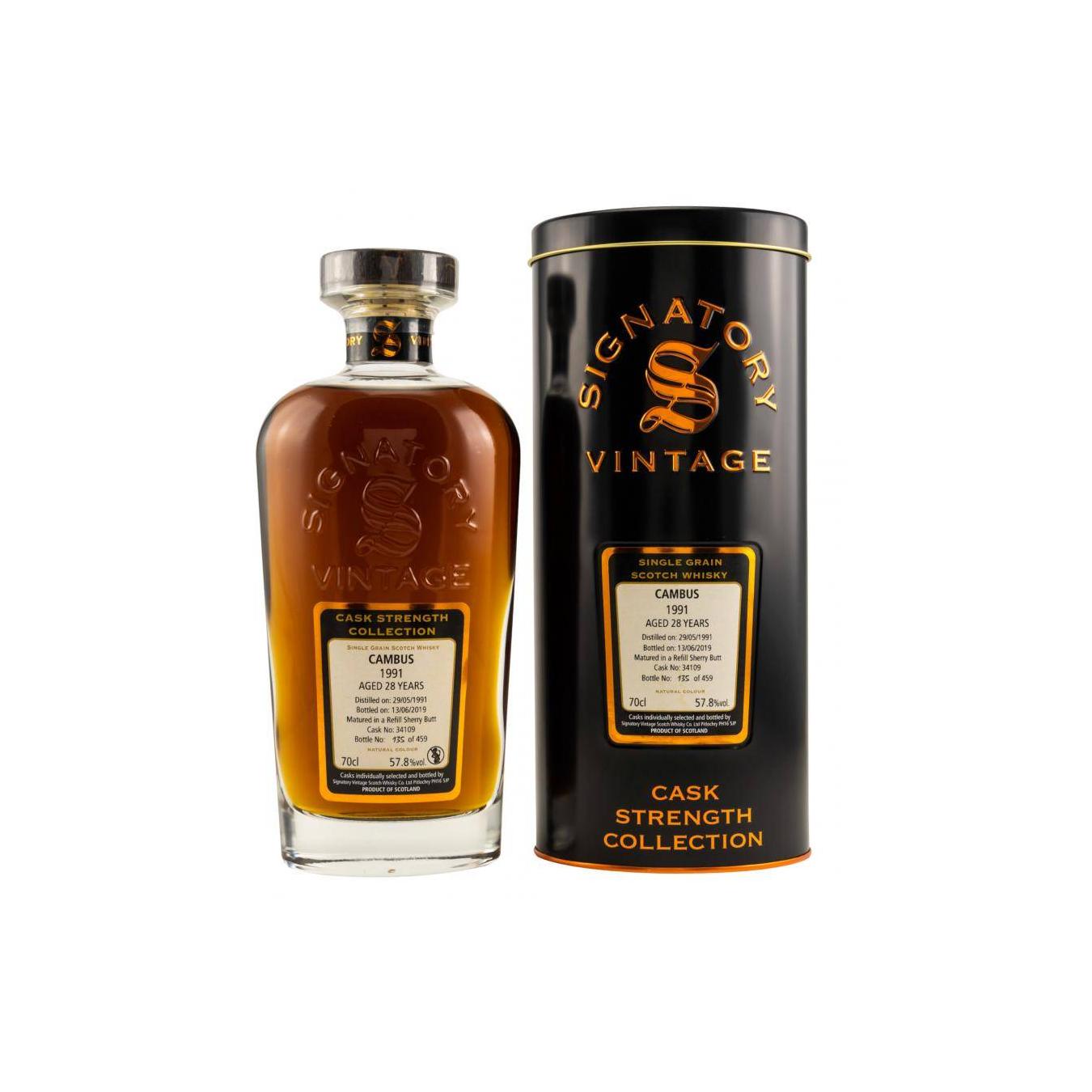 Cambus Cask Strength Collection 1991 28 Years Single Grain Whisky 2