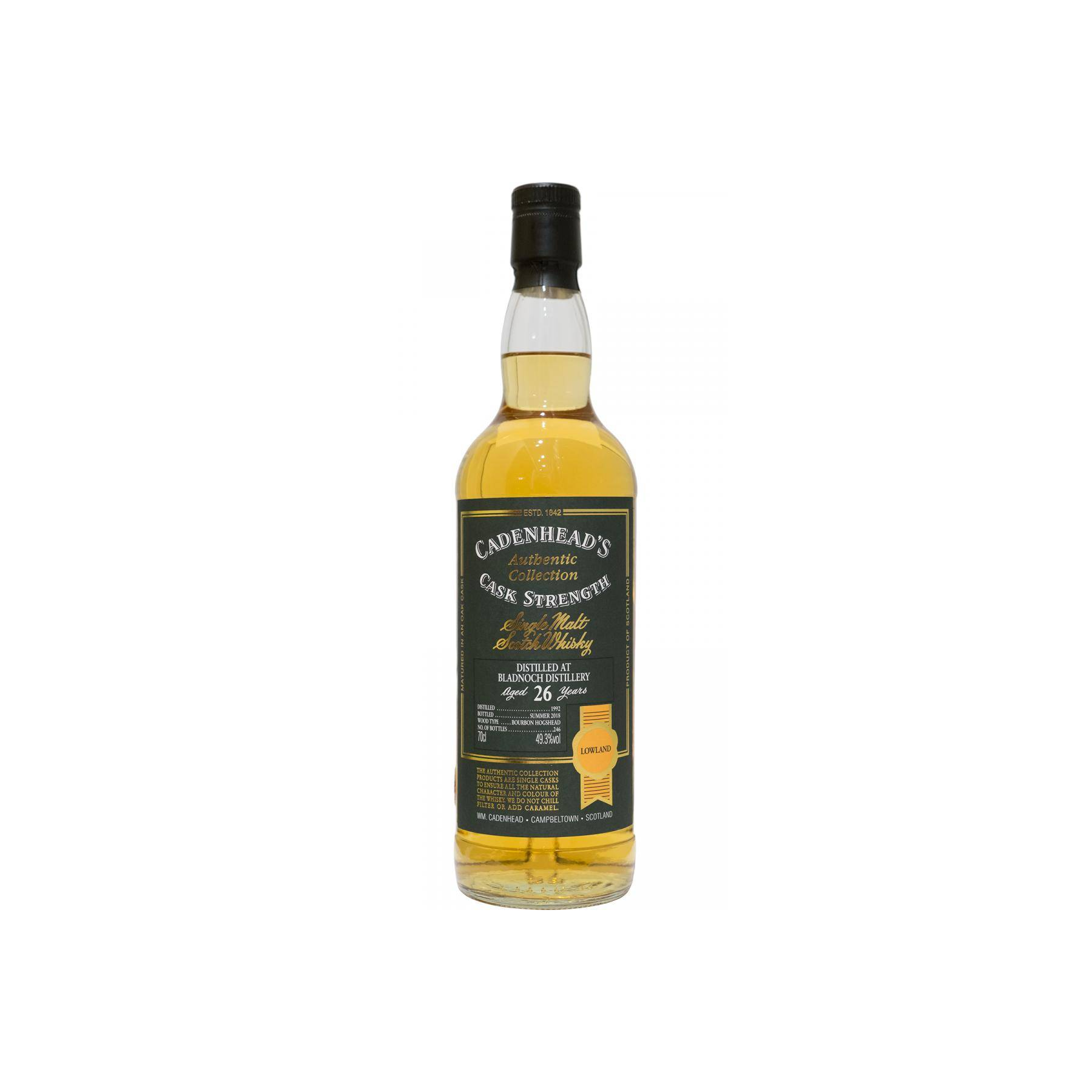 Bladnoch Authentic Collection 1992 26 Years Single Malt Whisky