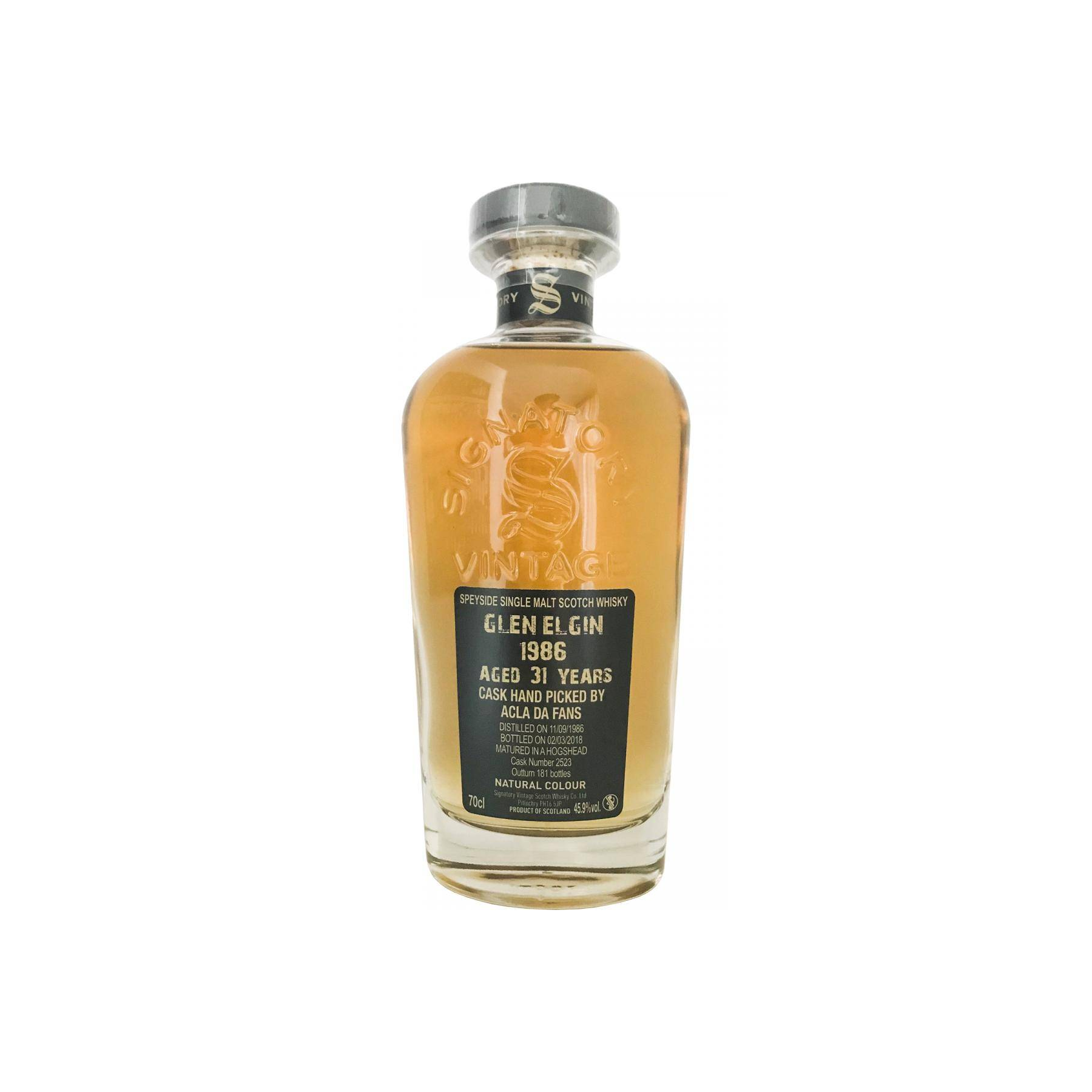 Glen Elgin Cask Strength Collection 1986 31 Years Single Malt Whisky